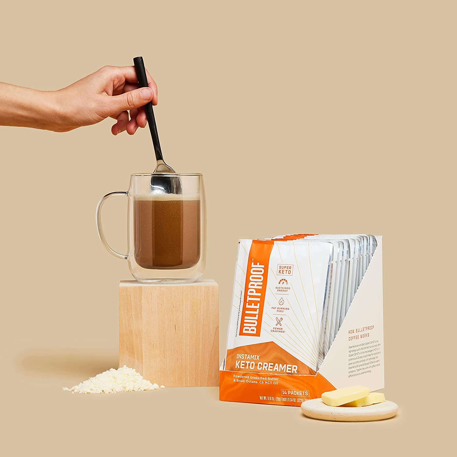 Bulletproof InstaMix Original Unflavored Keto Coffee Creamer Packets