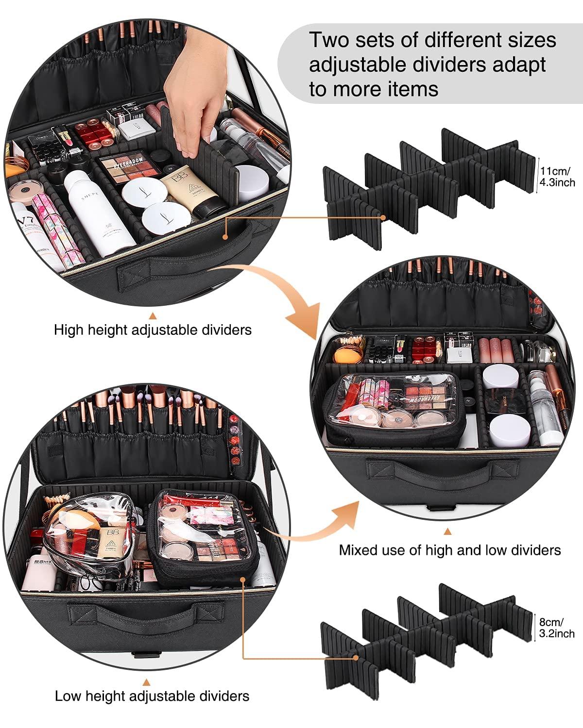 Relavel Professional Makeup Bag for Makeup Artists