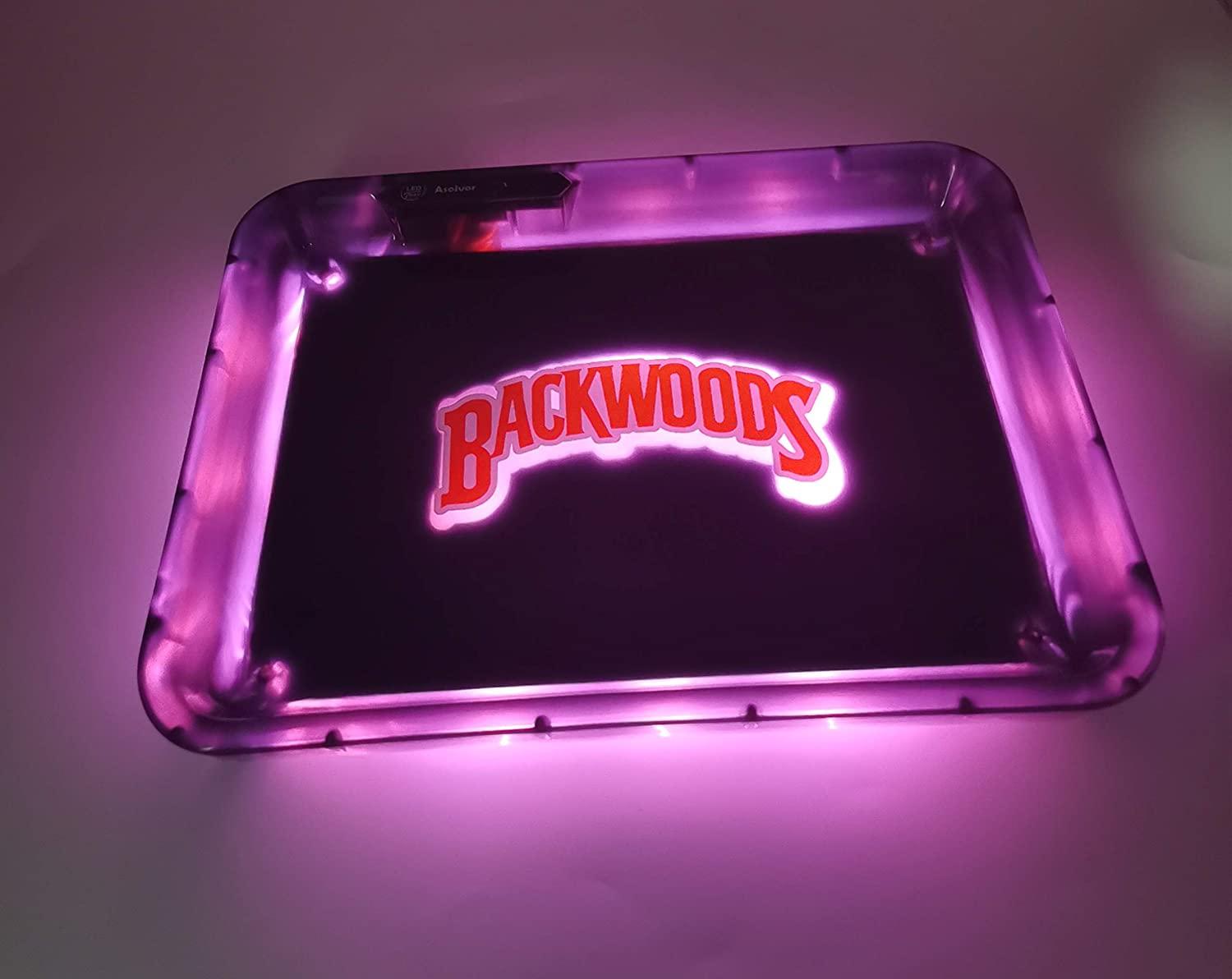 LED Rolling Tray Black Illuminate Your Rolling Experience