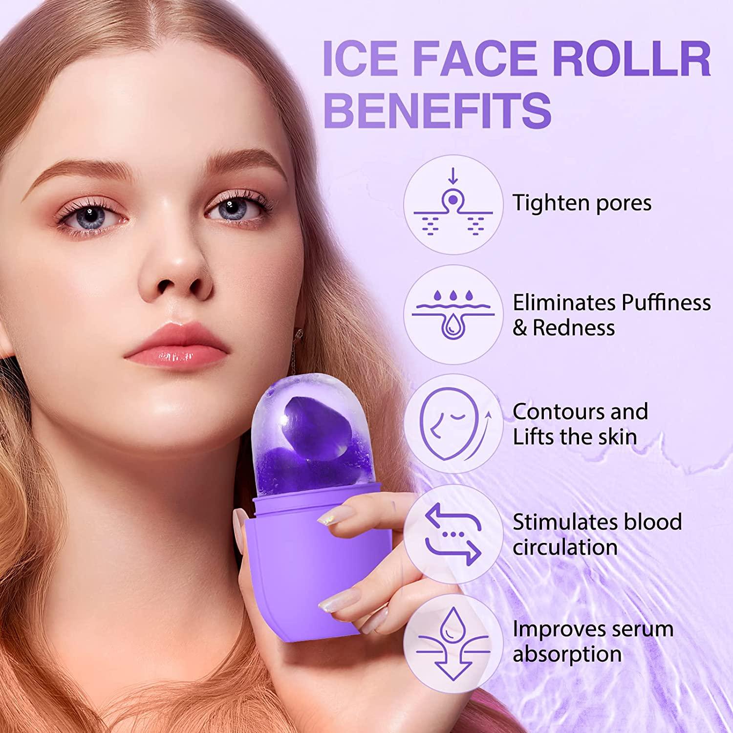 Ice Roller for Face, Eye and Neck, Beauty Ice Facial Roller Enhance