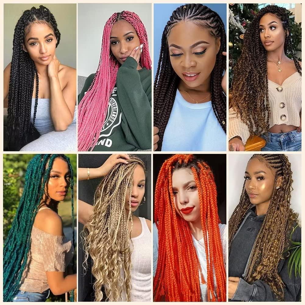 Dark Ginger Braiding Hair Pre Stretched Copper EZ Braiding Hair