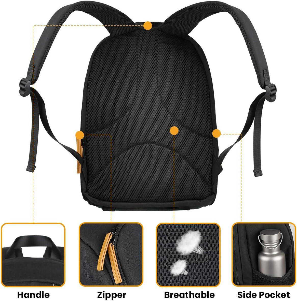 Camera Backpack Waterproof TARION Waterproof Camera Backpack - Holds 15"  Laptop, DSLR, 6 Lenses, Tripod (Blue) Lightweight Camera Backpack Blue