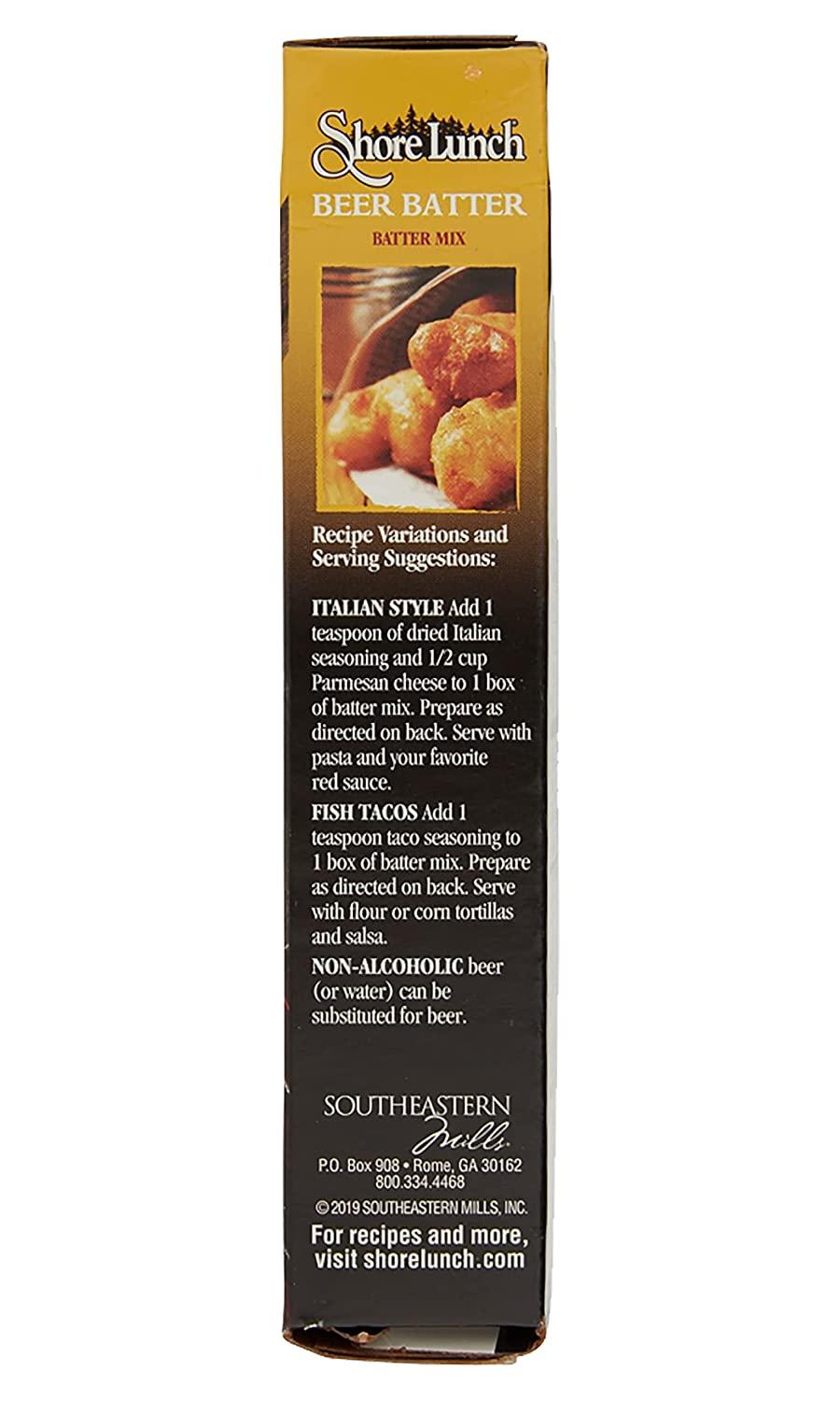 Shore Lunch Batter Mix, Beer Batter Mix, Adds Rich Flavor & Crisp