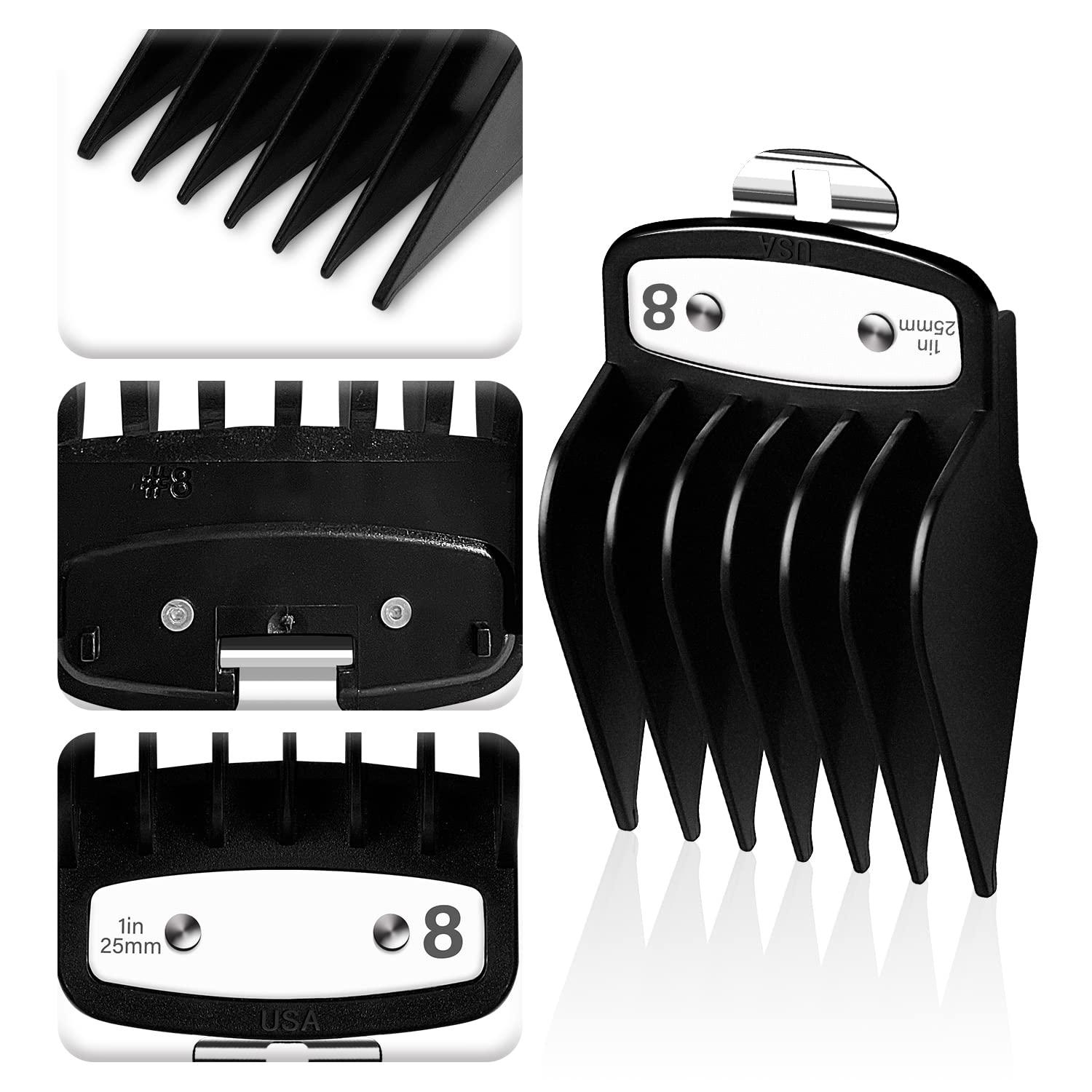 Wahl Professional Hair Clipper Guards Set - 10 Pcs Coded