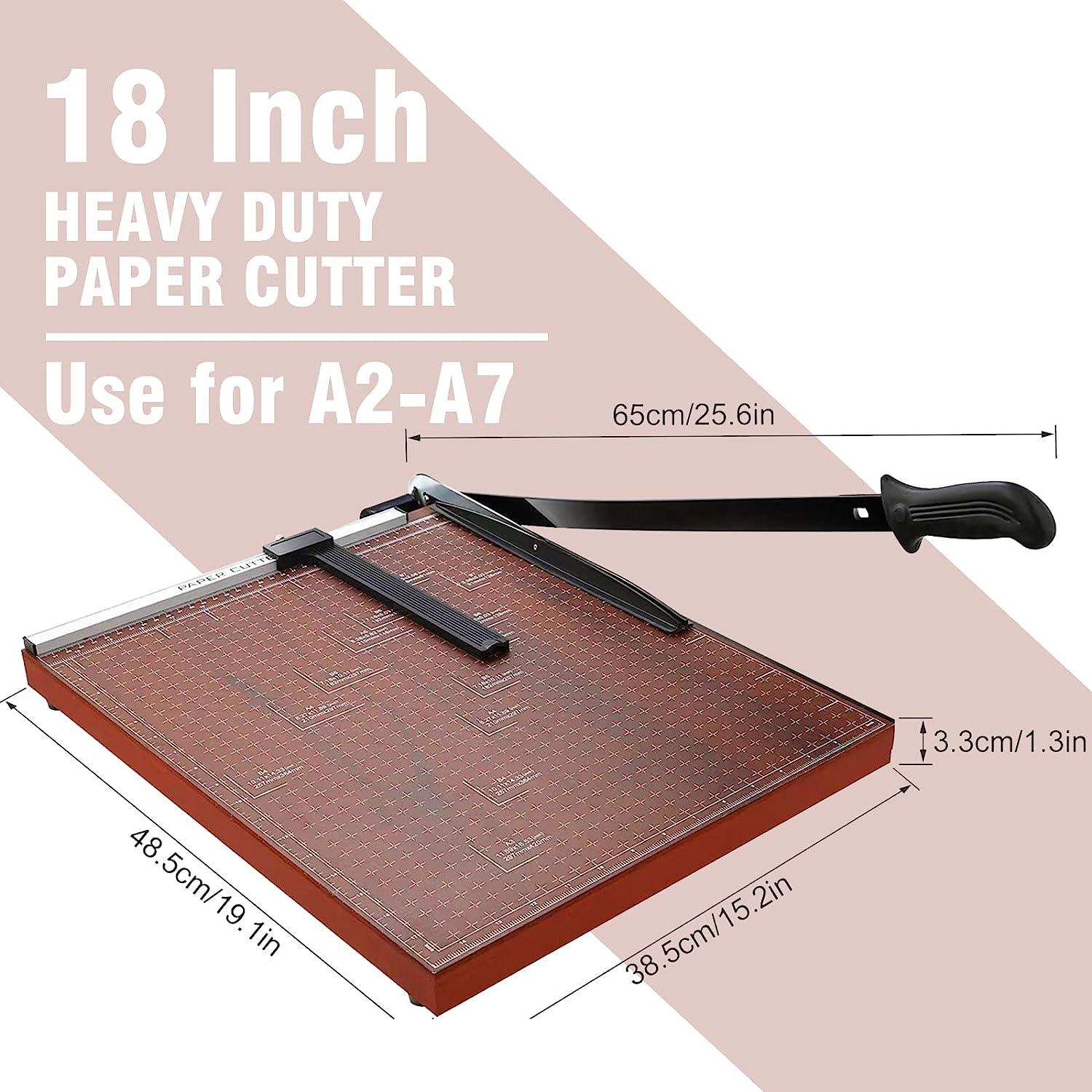 Heavy Duty Guillotine Paper Cutter, A3 Large Paper Trimmer Blade