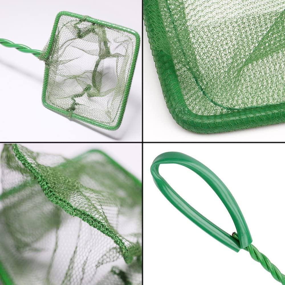 SLSON 4 Fine Mesh Aquarium Fish Net with 10 Handle - Quick Catch Nylon Net for Fish Tanks - Green | Buy Now with Express International Delivery | GoSupps.com SLSON 4 Fine Mesh Aquarium Fish Net with 10 Handle - Quick Catch Nylon Net for Fish Tanks - Green | Buy Now with Express International Delivery | GoSupps.com