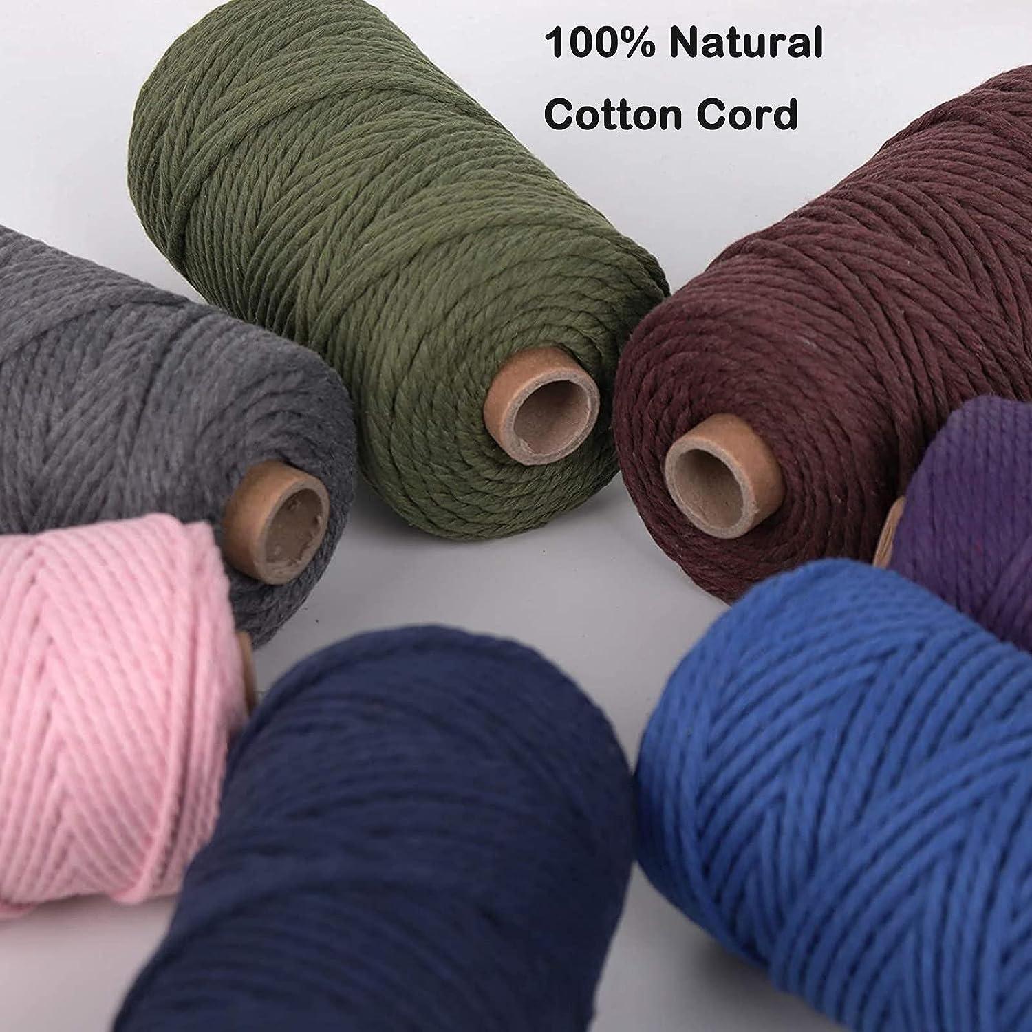 3mm 4mm 5mm Twisted Macrame Rope Multi Color Cotton Cord - China Cotton Cord  and Macrame Cord price