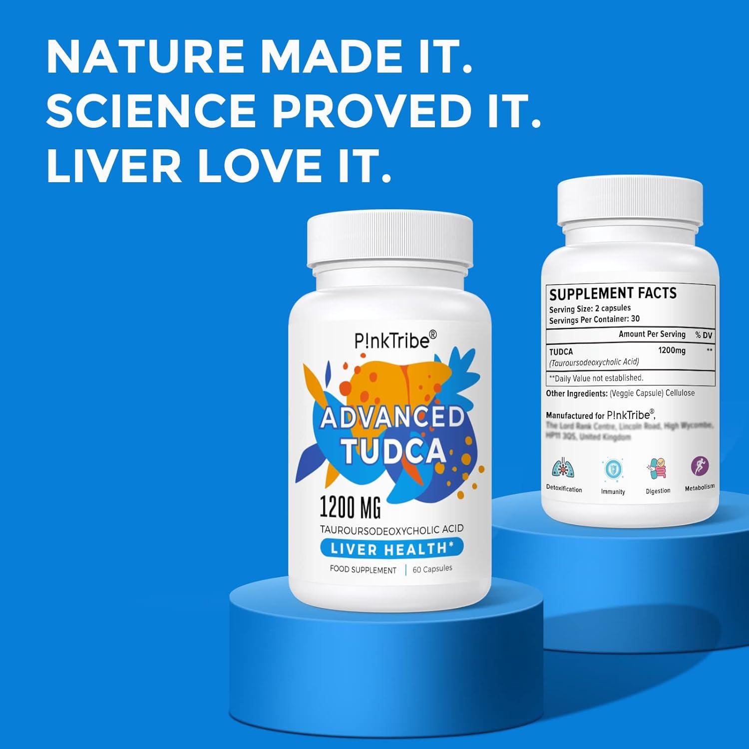 TUDCA (Tauroursodeoxycholic Acid) Liver Support Suppleent - 1200g Per - Foto 7