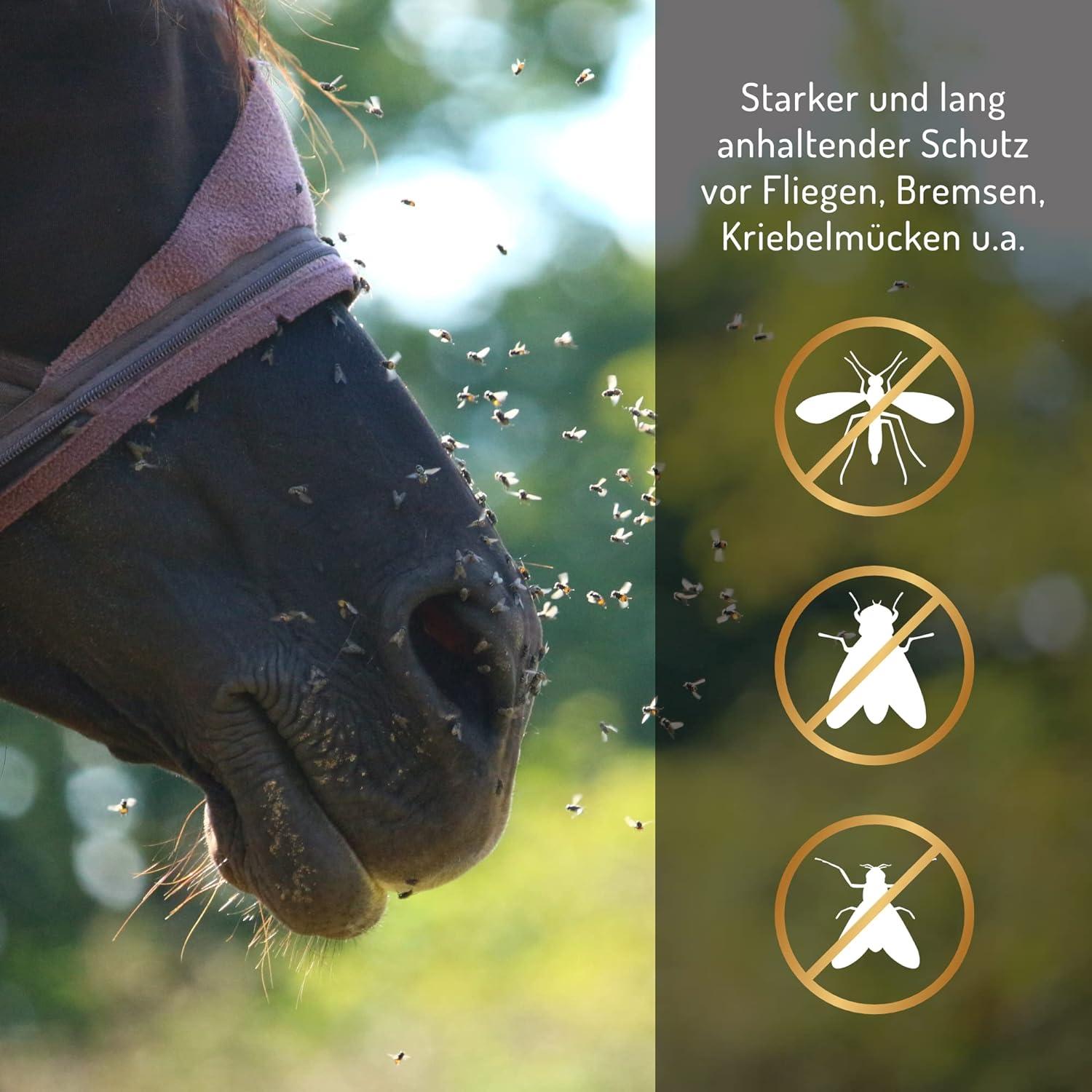 Chevalis Insect Protection for Horses 500ml - Natural Defense Against ...
