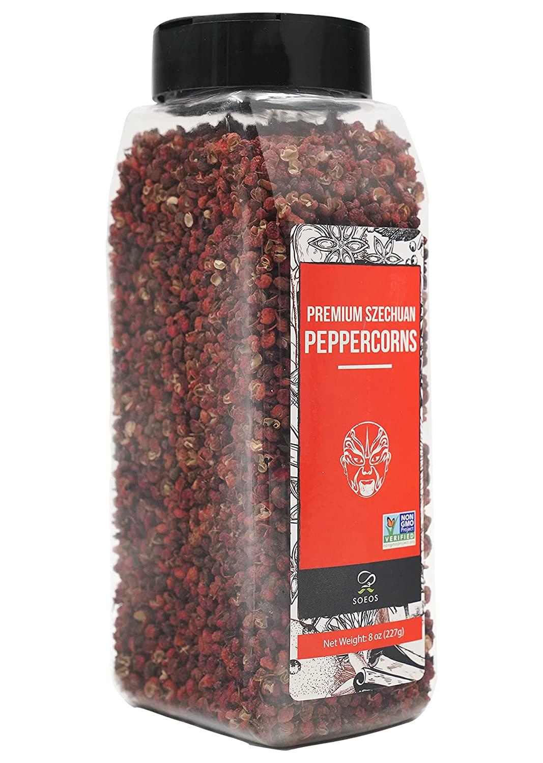 Soeos sichuan peppercorns 8oz (227g), Szechuan peppercorn , Grade A