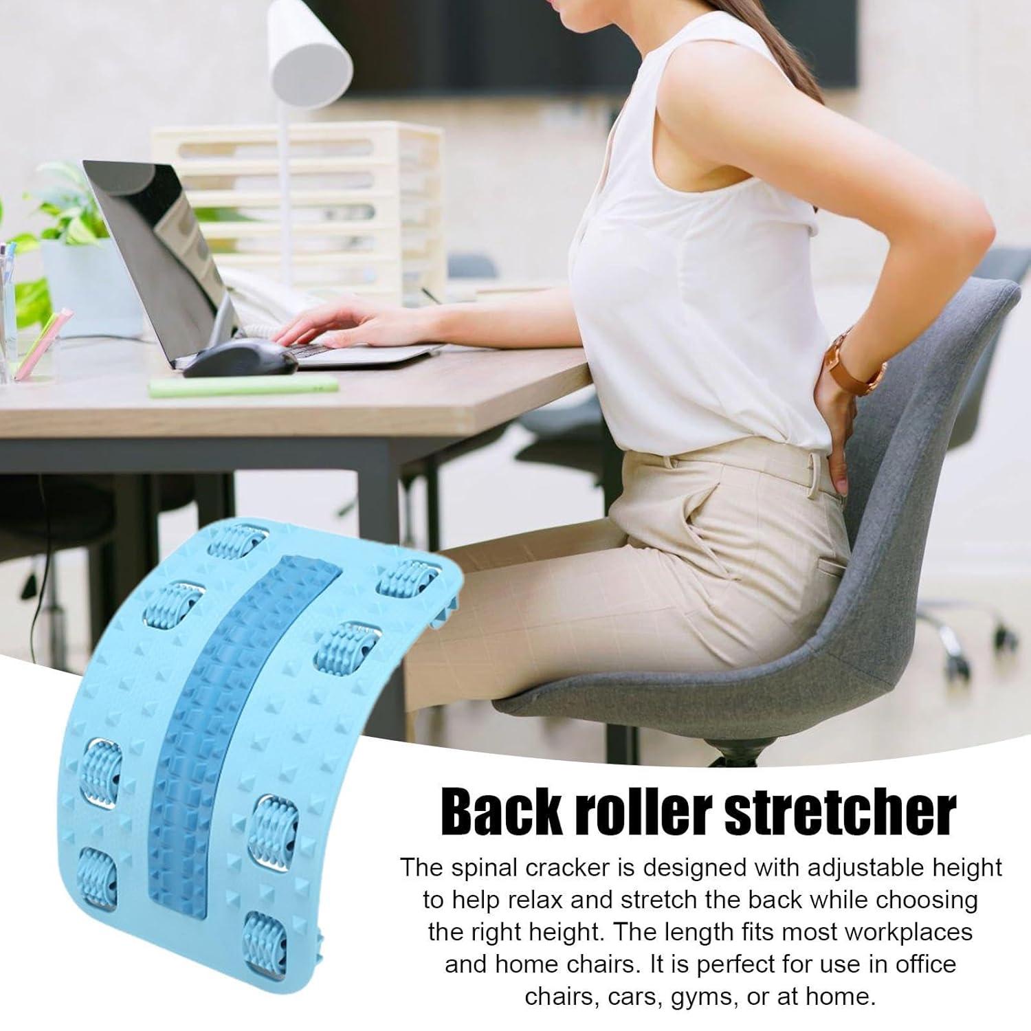 Durable Back Extensor & Lumbar Traction Device - Adjustable 56 Massage ...
