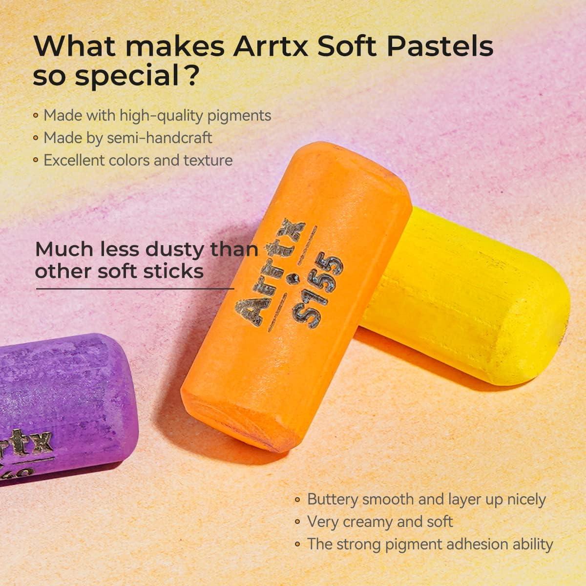 Arrtx 72 Vivid Colors Soft Oil Pastel Pencils Professional Oil Pastel  Crayons for Drawing Artist Art Supplies