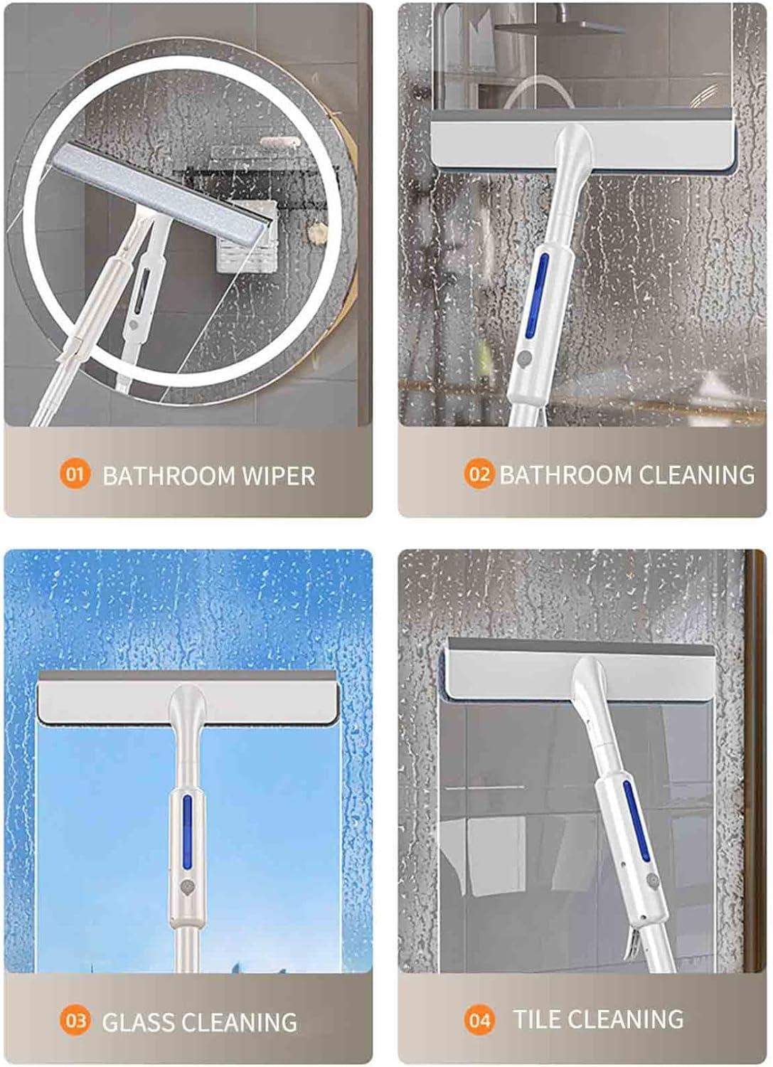 Water Spray Glass Wiper Cleaning Tool For Household Chores Double-sided ...