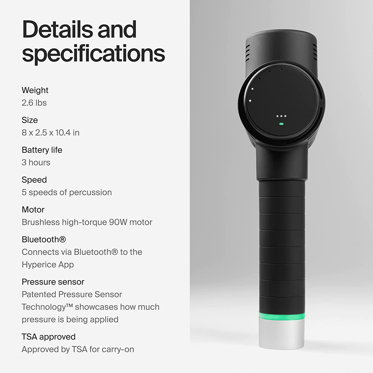 Hypervolt 2 Pro Handheld Percussion Massage Gun - Quiet Glide ...