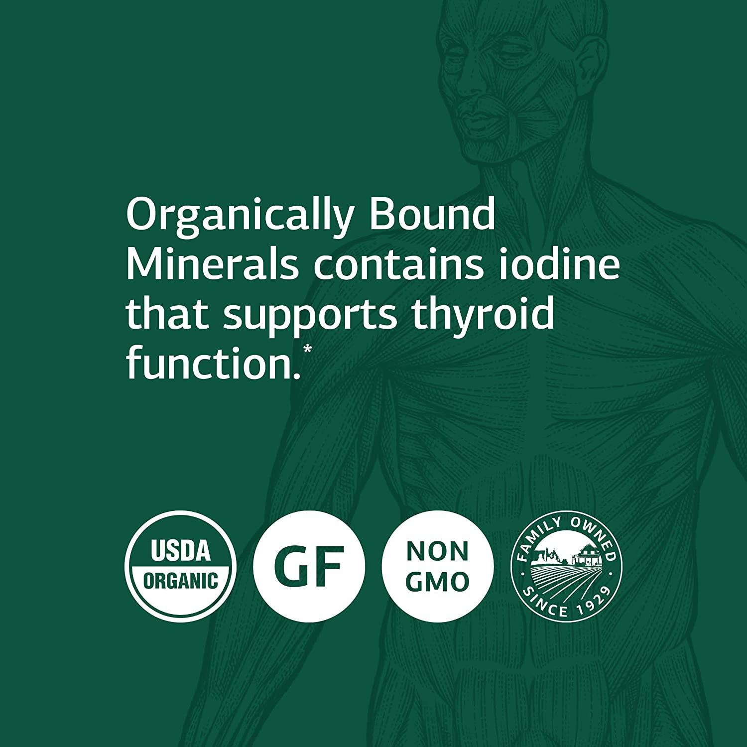 Standard Process Organically Bound Minerals Whole Food Nervous System