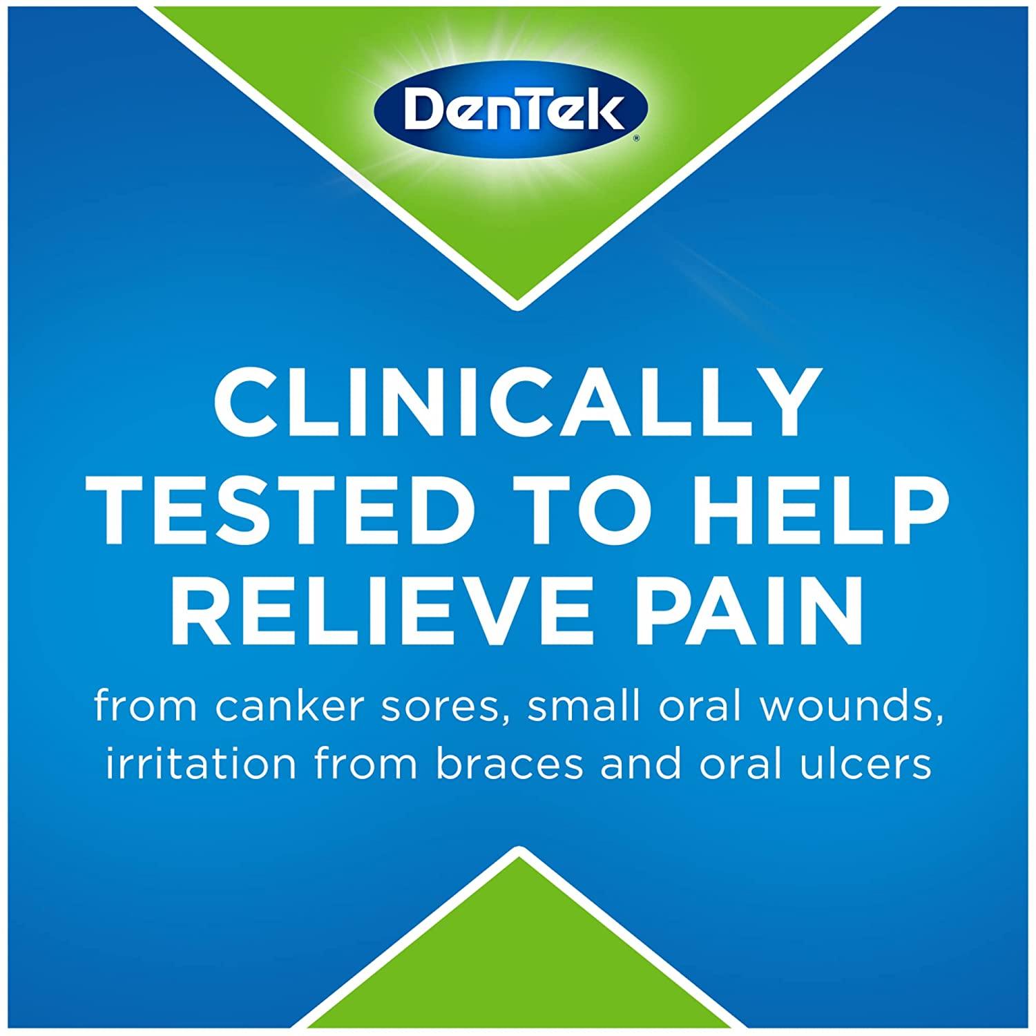 DenTek Canker Relief Canker Sore Patch 6 Count Pack Oral Pain Relief