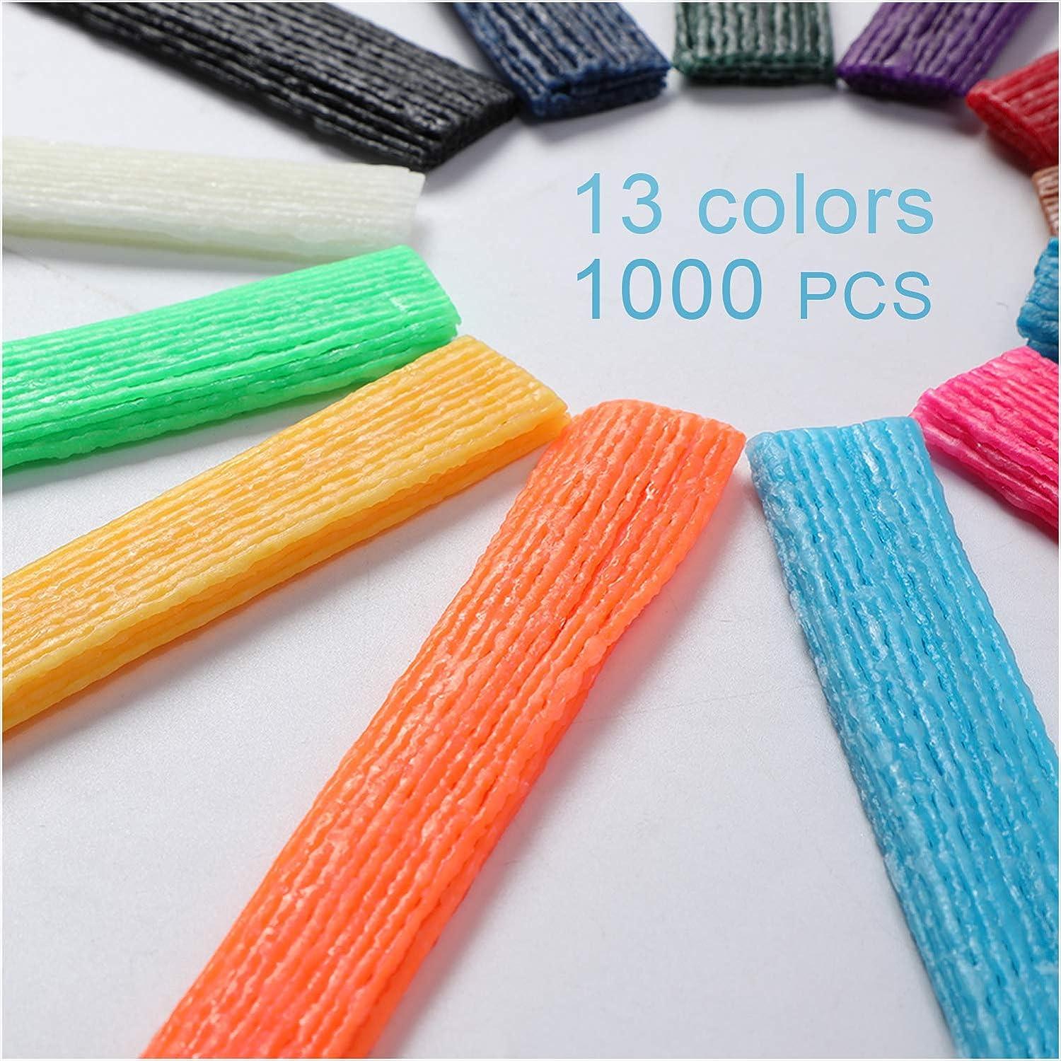  UPINS Wax Craft Sticks for Kids Bulk 1500Pcs Bendable Sticky  Wax Yarn Sticks in 13 Colors with Storage Bag for Kids Child Adults DIY Art  Supplies : Arts, Crafts & Sewing