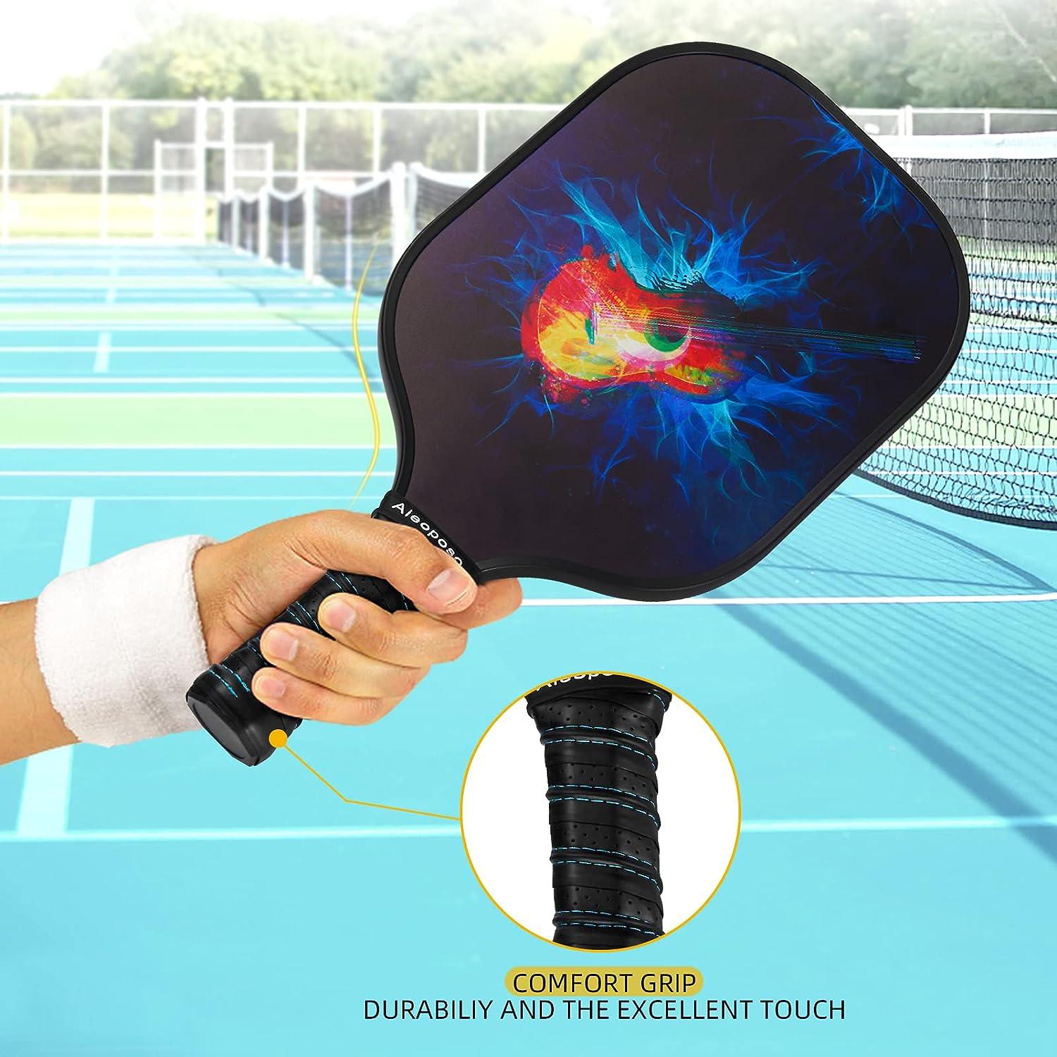 Aieoposo Pickleball Paddles, Pickleball Gift, Fiberglass Pickleball