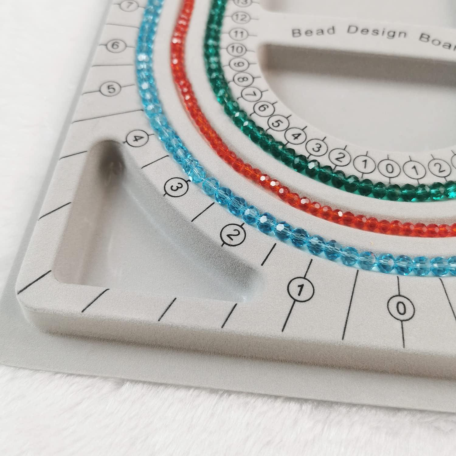 Flocked Bead Board For DIY Bracelet Necklace Beading Jewelry