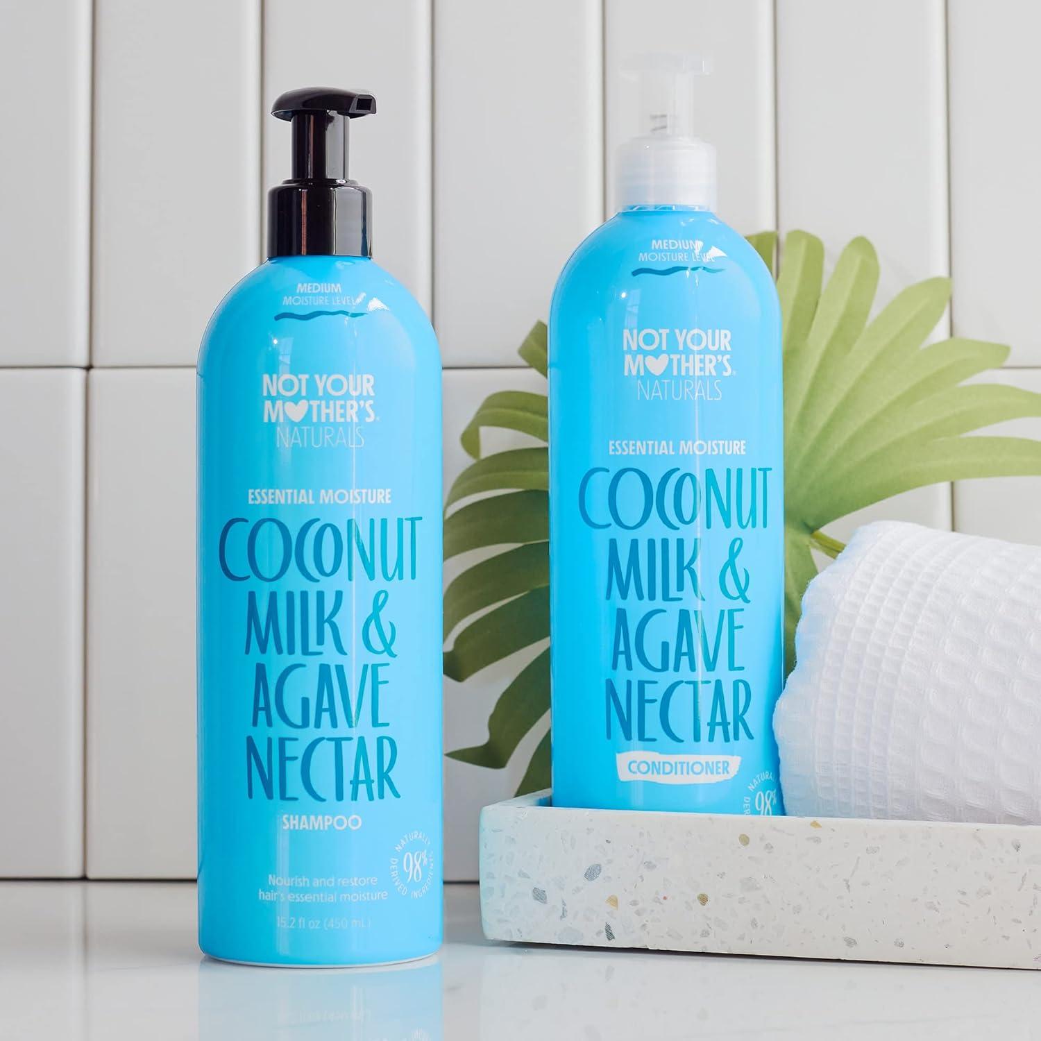 Not Your Mother's Naturals Frizz Control Shampoo & Conditioner Set -  Sulfate-Free Coconut Milk & Agave - 15.2 fl oz - International Shipping  Available | Buy Now with Express International Delivery | GoSupps.com