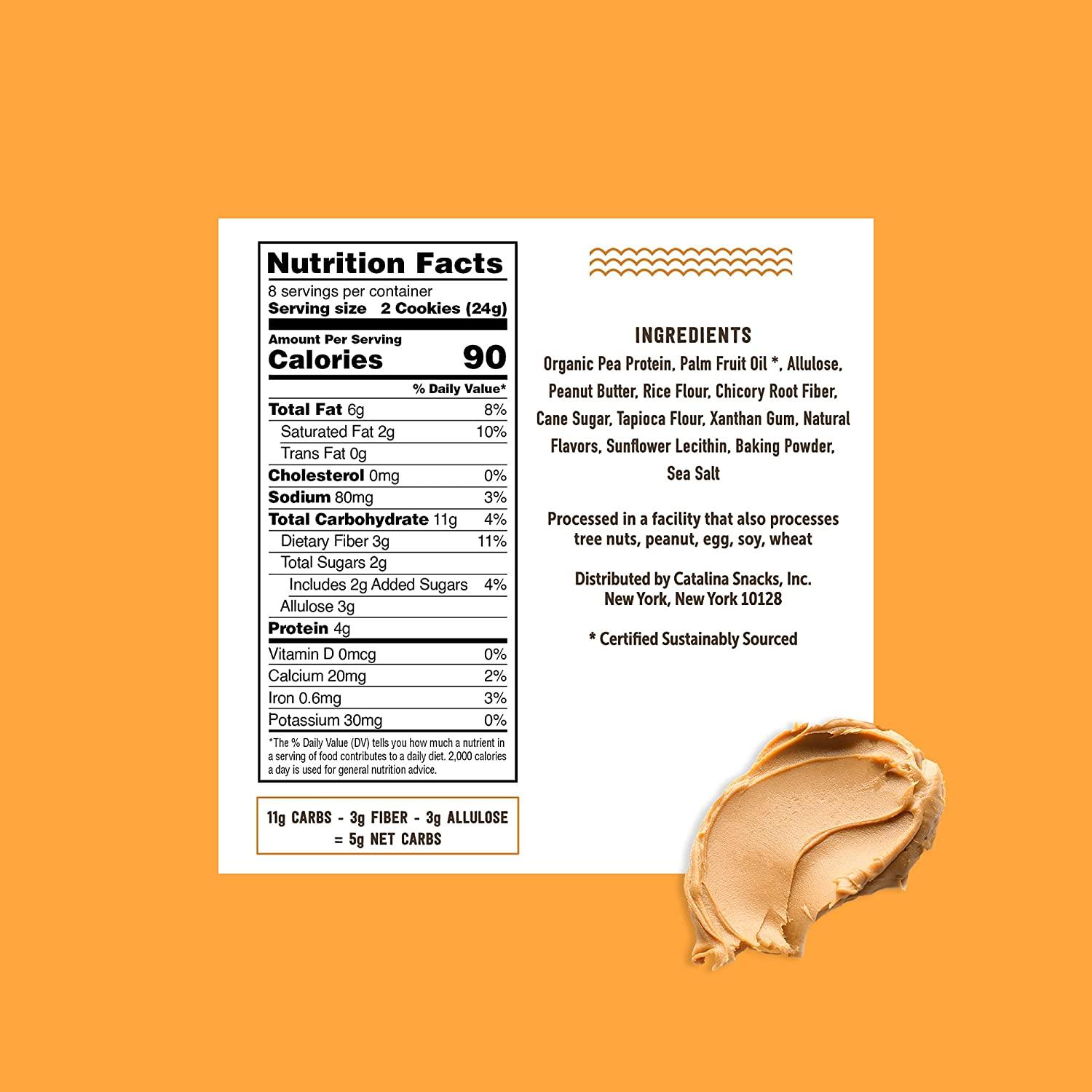 Catalina Crunch Keto Sandwich Cookies Peanut Butter 16