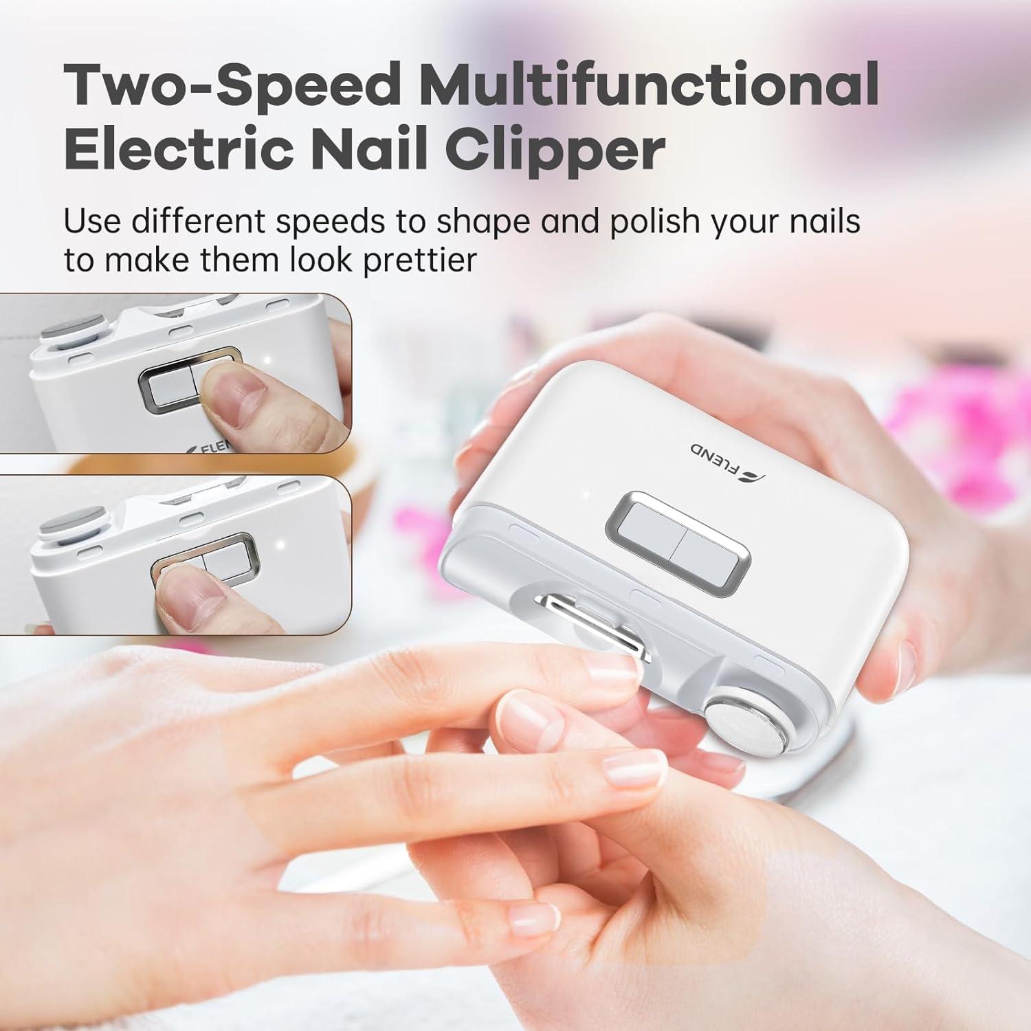 Electric Nail Clippers Automatic Nail Trimmer,USB Charging for Fingernail  Care | eBay