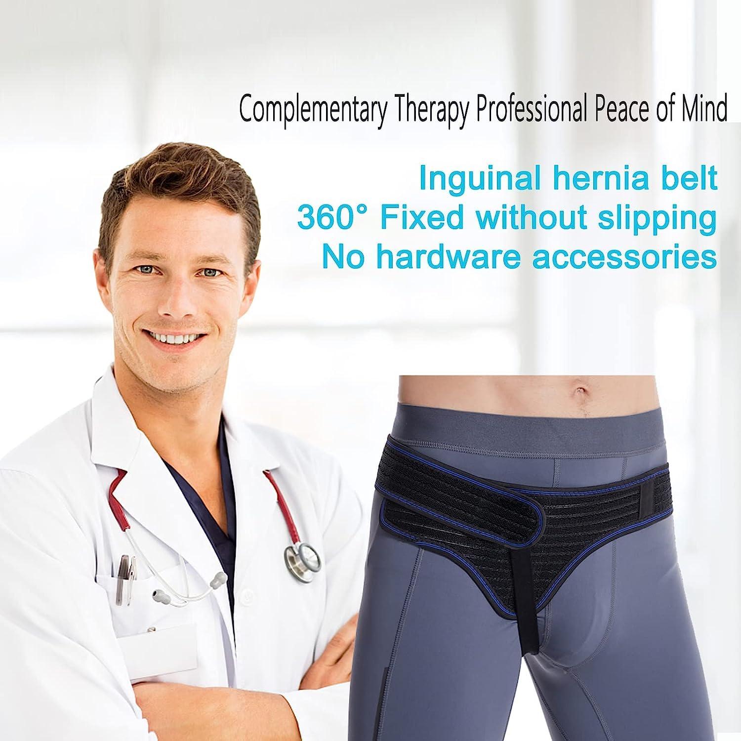 Hernia Guard Inguinal Hernia Belt for Men Left or Right Side Post Surgery Support Truss