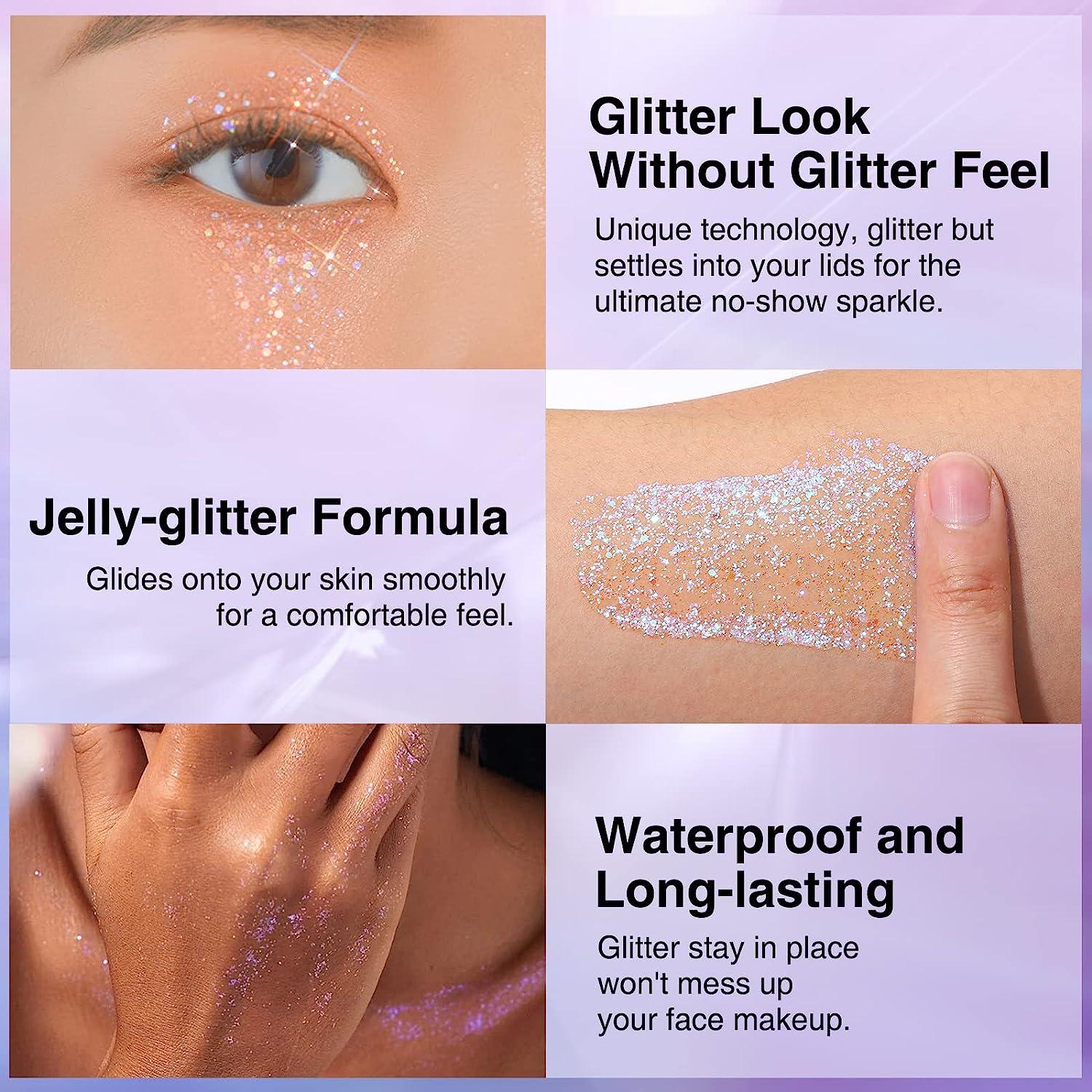 Cosmetic-grade glitter gel for every occasion.