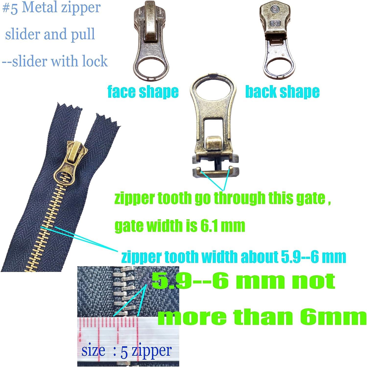 Metal Zipper Head Accessories, Metal Zipper Stopper, Metal Repair Tool