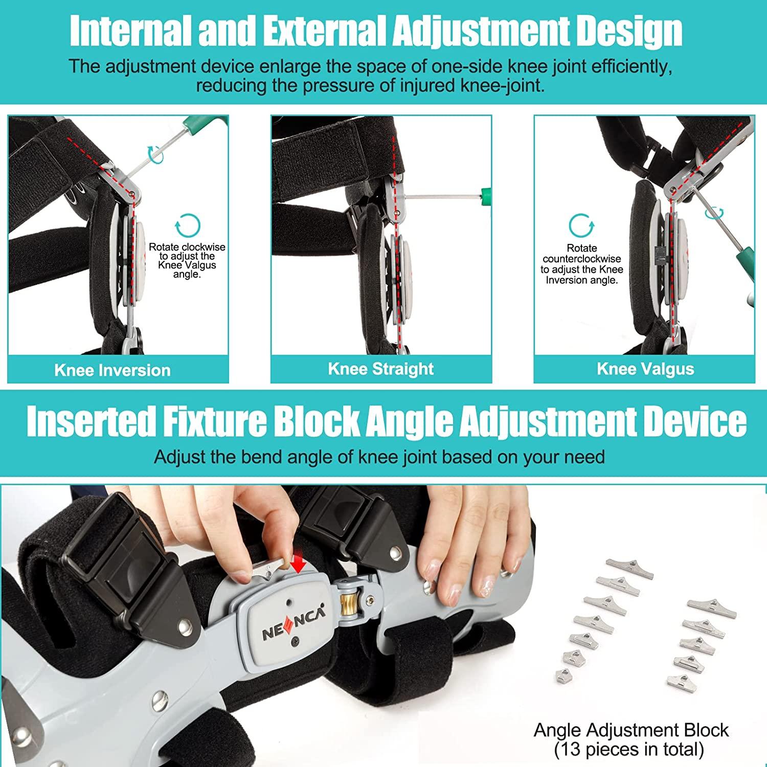 NEENCA Unloader ROM Knee Brace for ACL/MCL/PCL Injury Adjustable