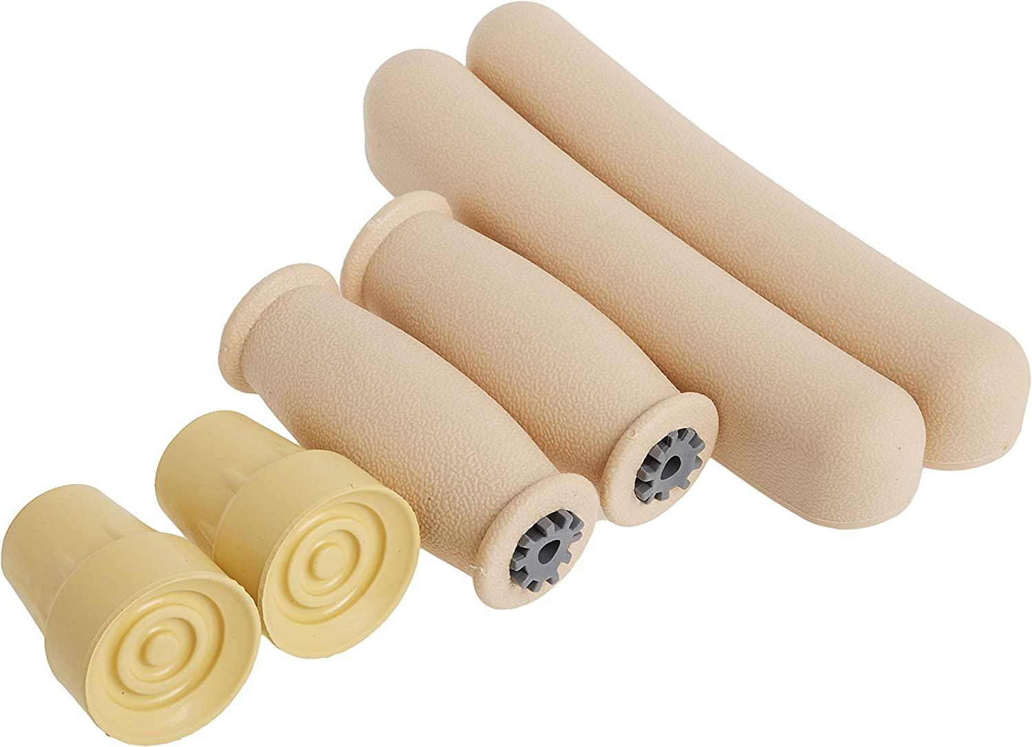 Drive Medical Crutch Accessory Replacement Kit, Tan