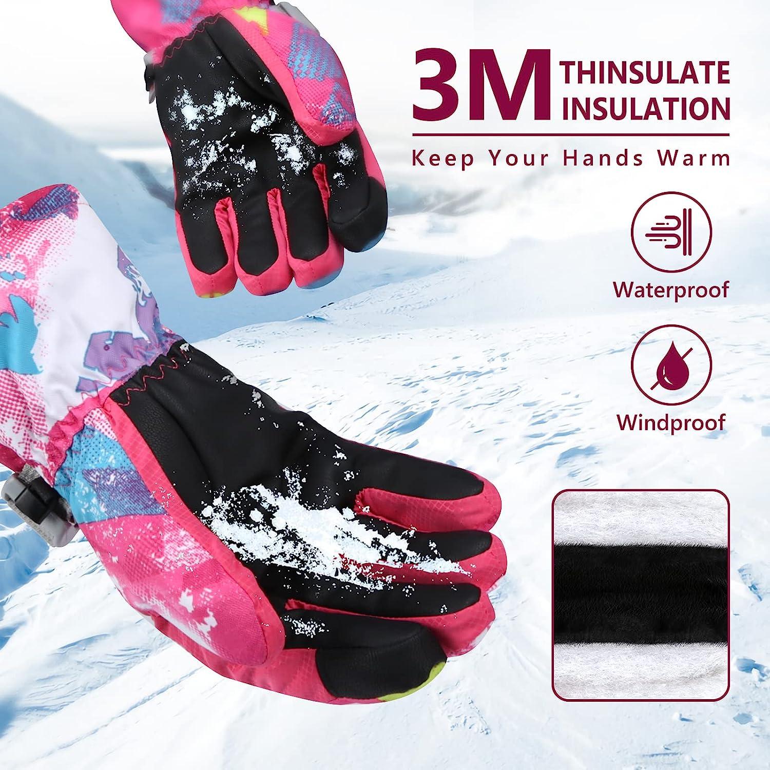 Ski Gloves Warmest Waterproof Snow Gloves for Cold Weather