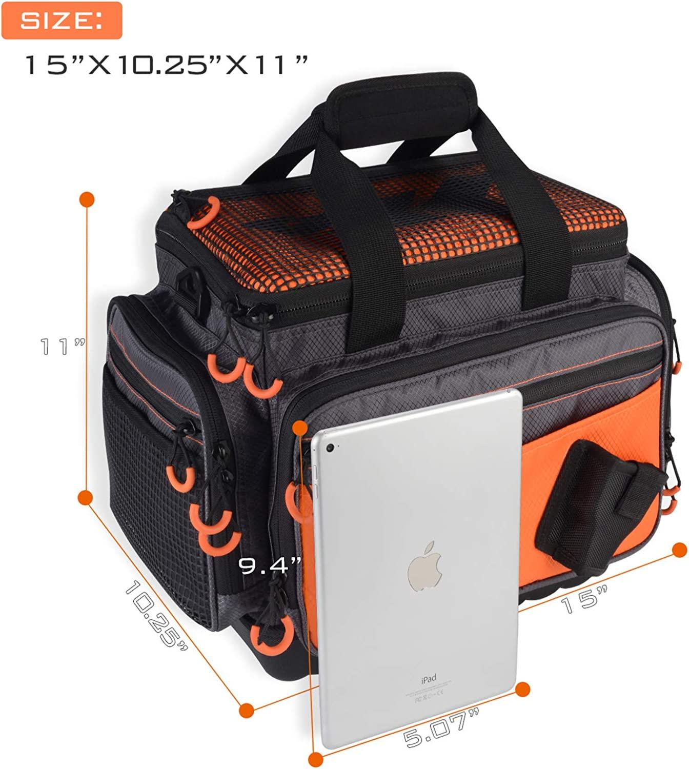 KastKing Fishing Tackle Bags Hoss (15”x 11”x Orange