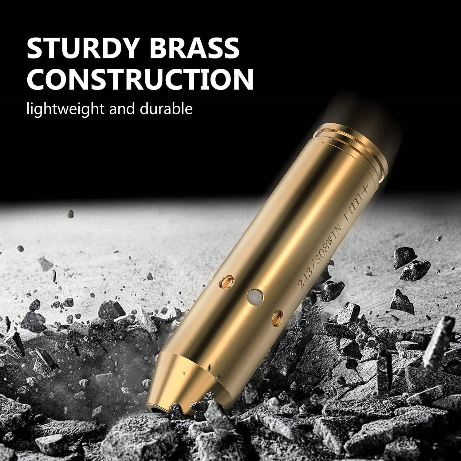 MidTen .243 308 Bore Sight Red Dot Boresighters 308 with Three Batteries