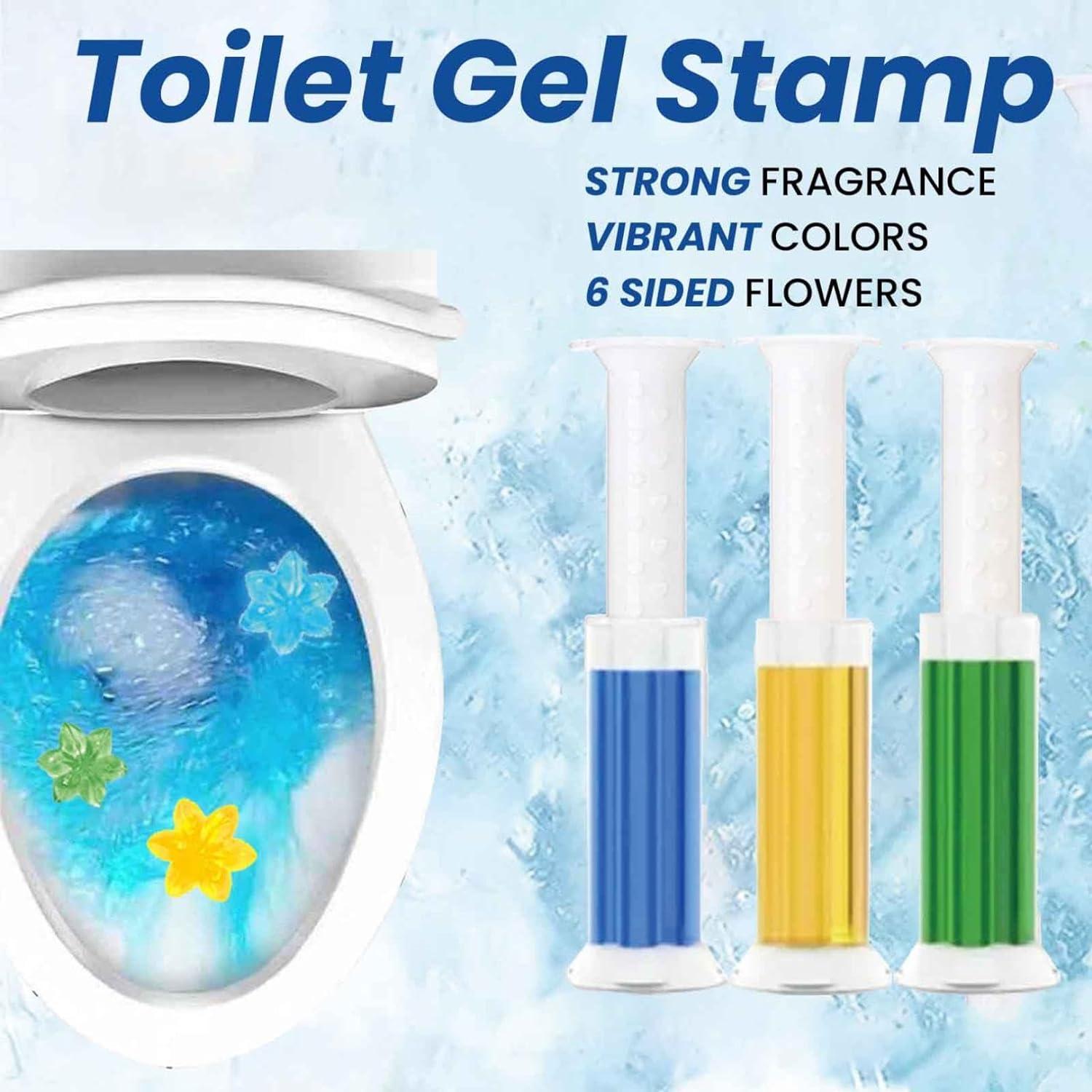 Toilet Gel Toilet Stain Removal Cleaning Air Freshener Flower Fragrance ...