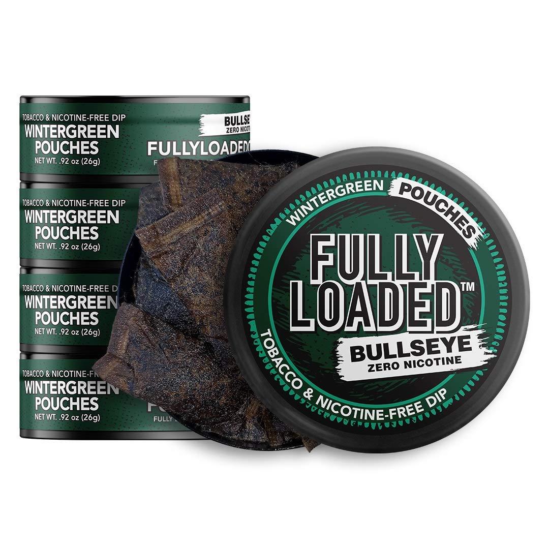 Fully Loaded Chew 5 Pack Wintergreen Pouches Tobacco and Nicotine
