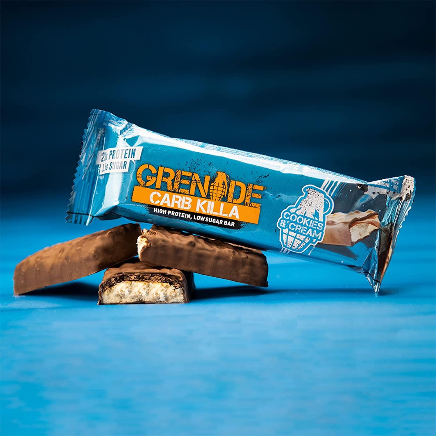 Carb Killa 12x60g Bar Cookies & Cream