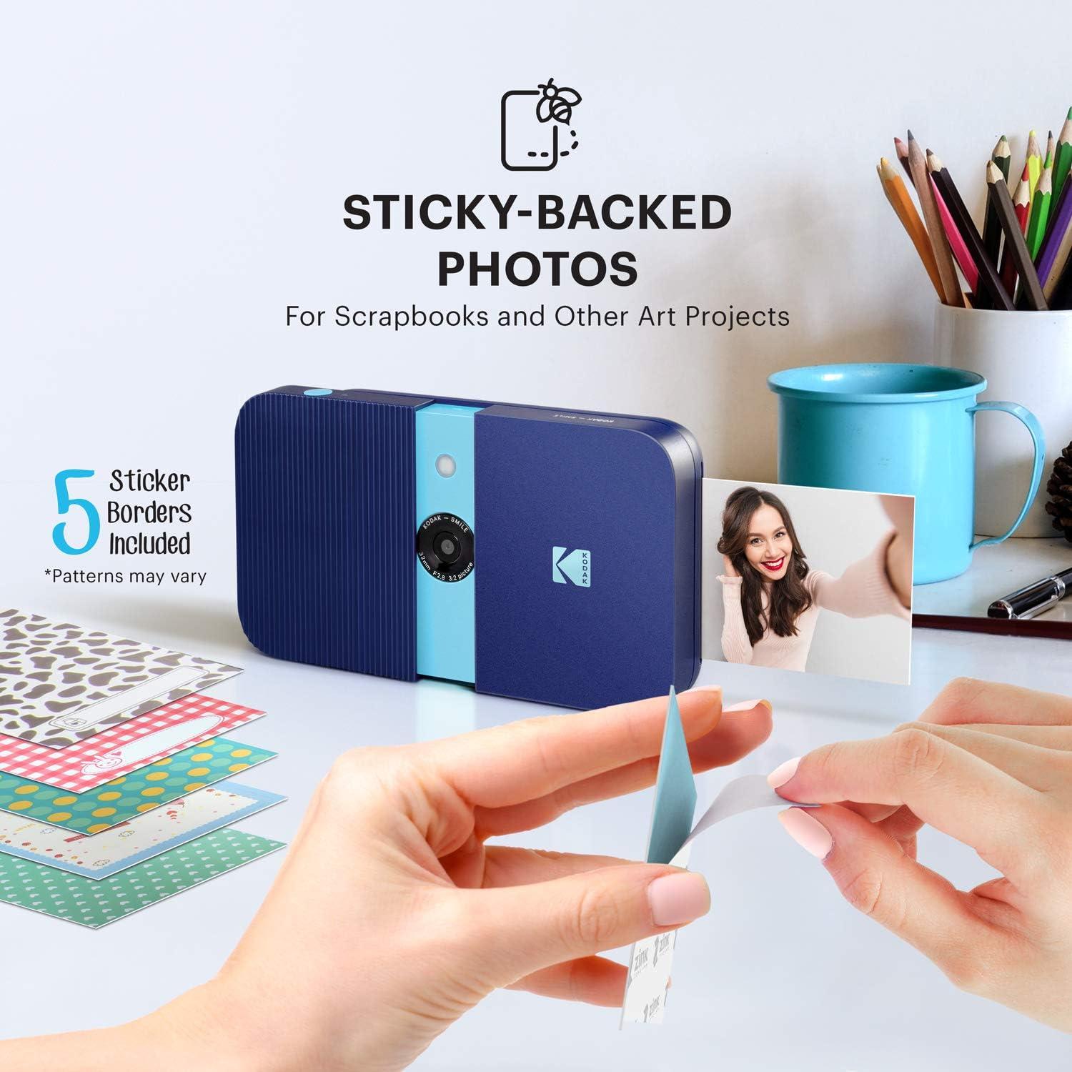 KODAK Smile Instant Print Digital Camera 10MP w/ 2x3 Zink Printer