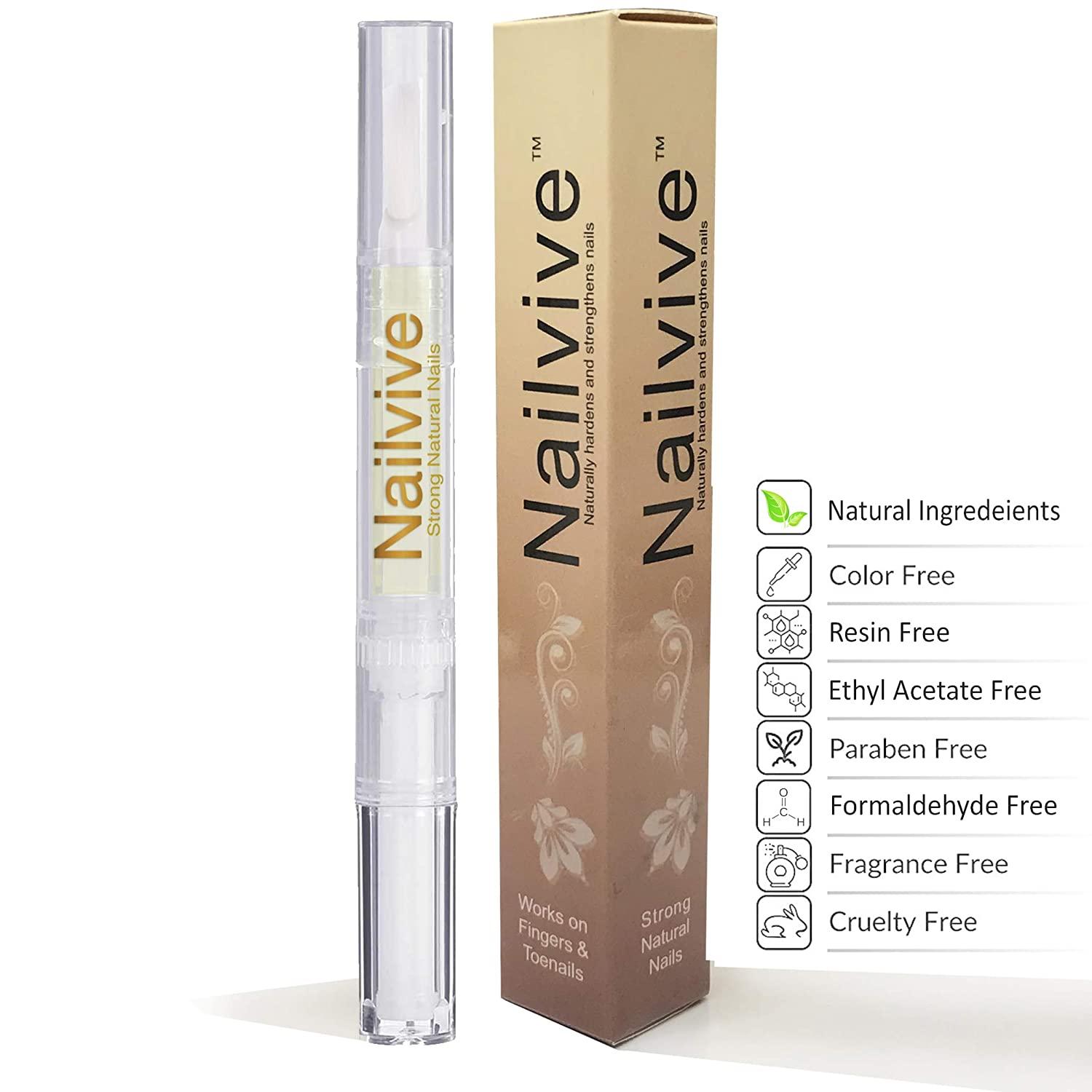 NAILVIVE Nail Serum Powerful like Silk Proteins Proven Natural Formula