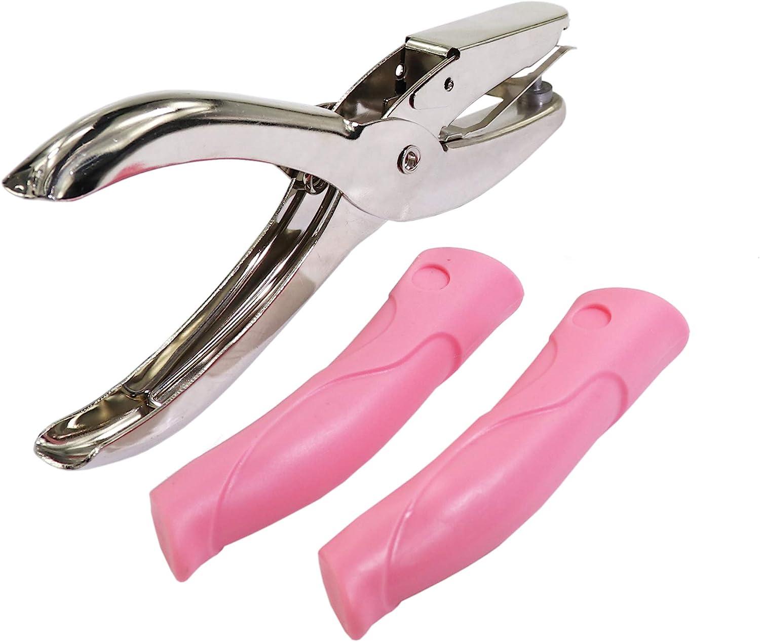 Jeemiter 1/4 Inch Heart Hole Punch with SoftHandled for Tags