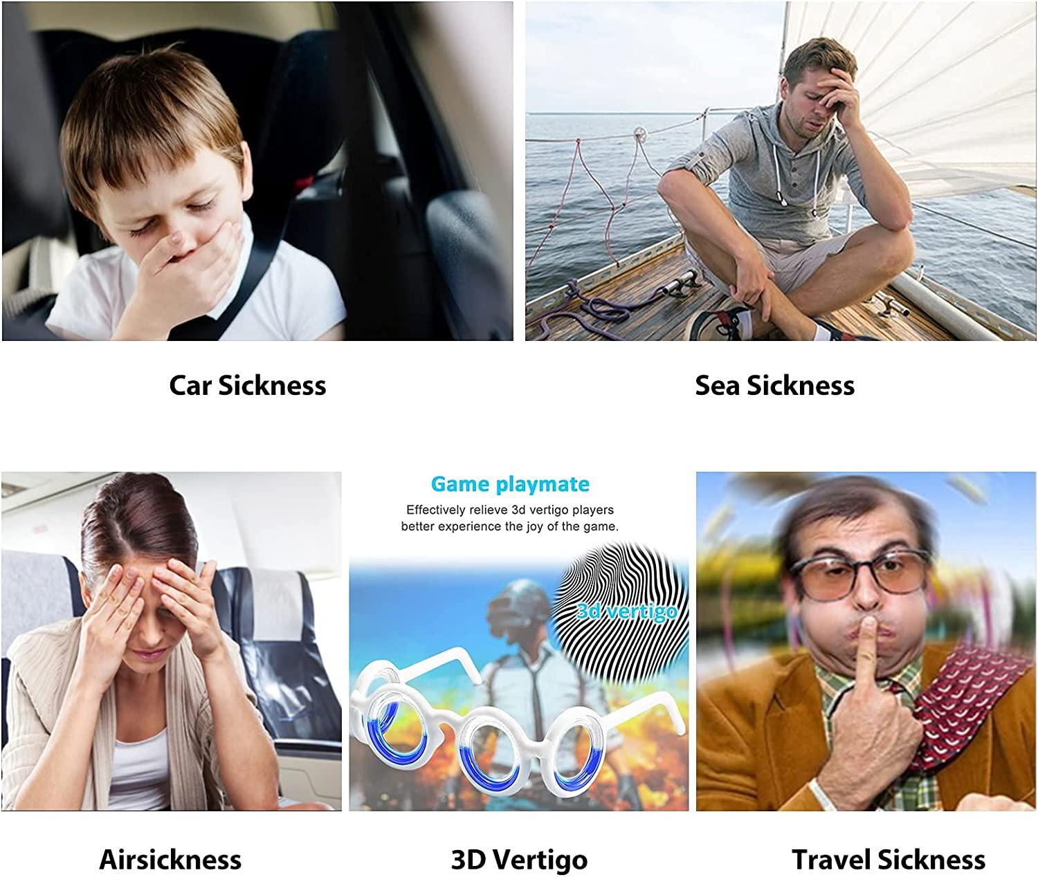 Hion Anti Motion Sickness Smart Glasses, UltraLight Portable Nausea