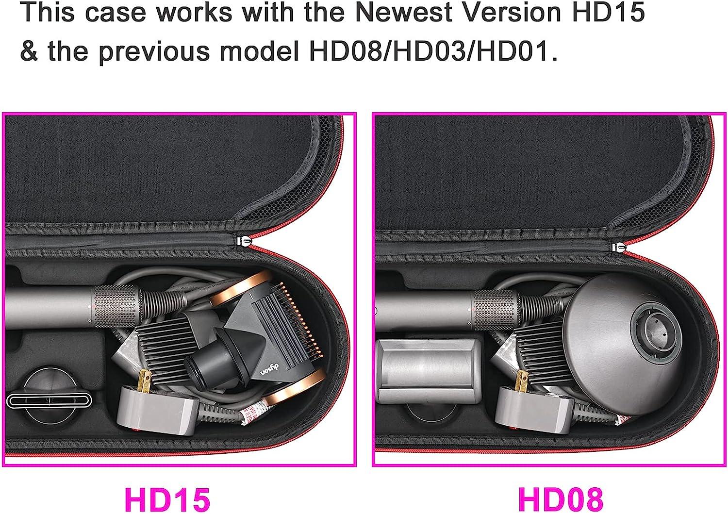 RLSOCO Hard Case for Dyson Supersonic Hair Dryer - Fits Complete