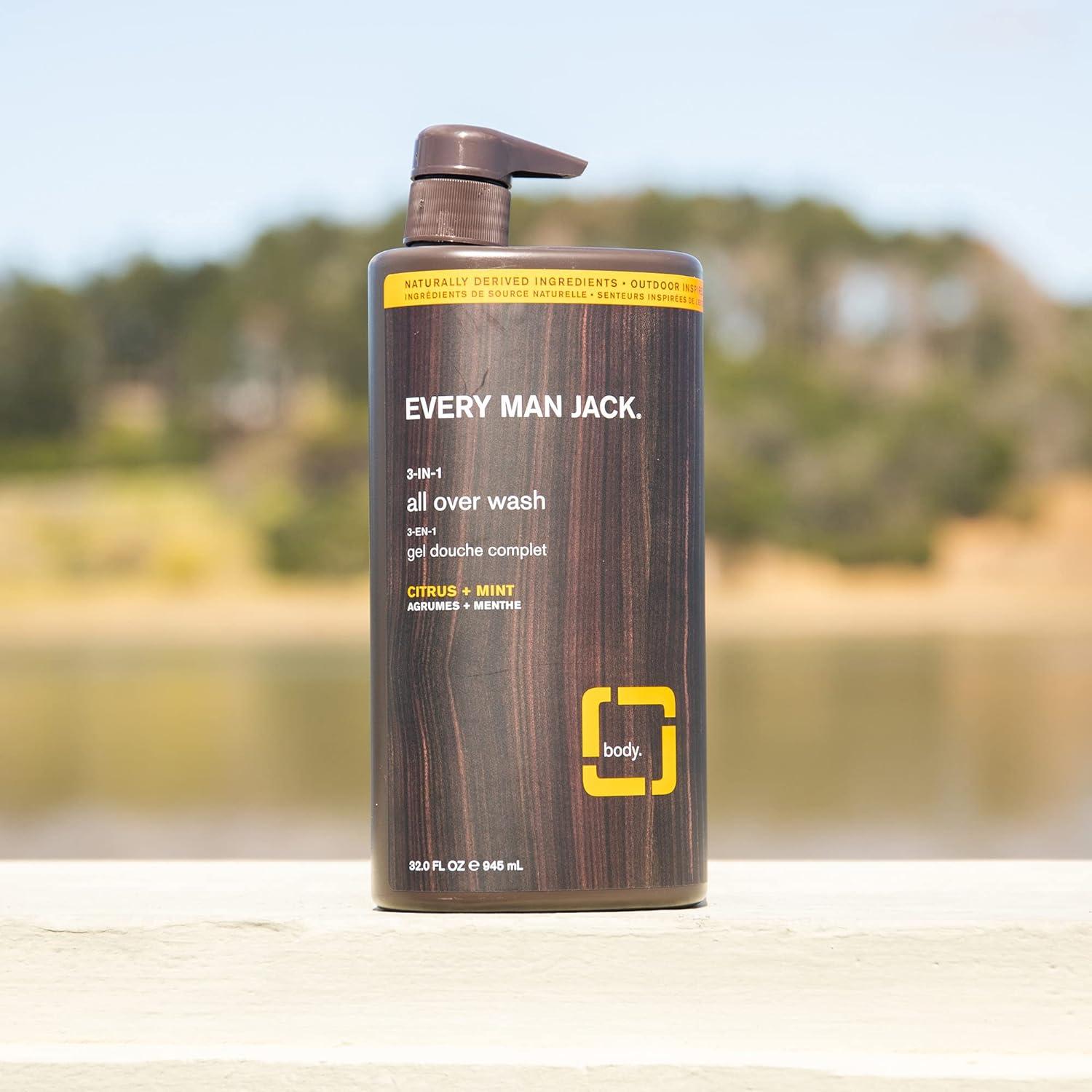 Every Man Jack Men s All Over Wash + Shampoo Set Cleanse All Skin