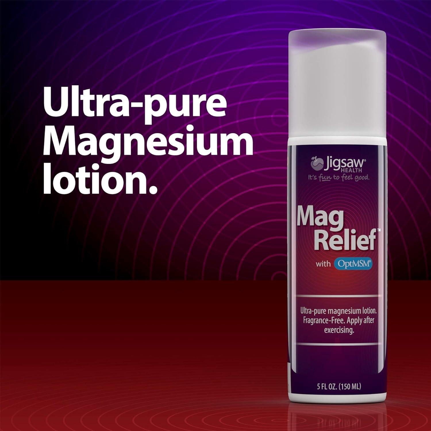 Jigsaw Health MagRelief Magnesium Lotion 5 Ounces