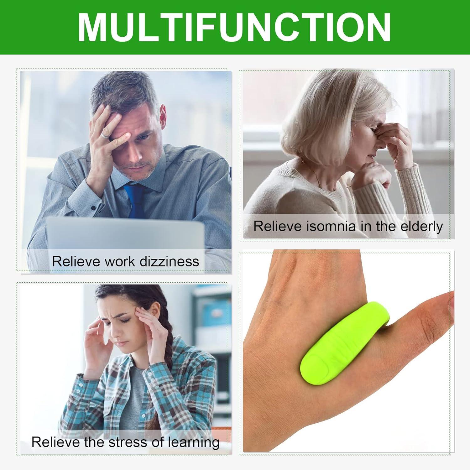 Hand Acupressure Clip for Headache Relief DrugFree Pain Relief