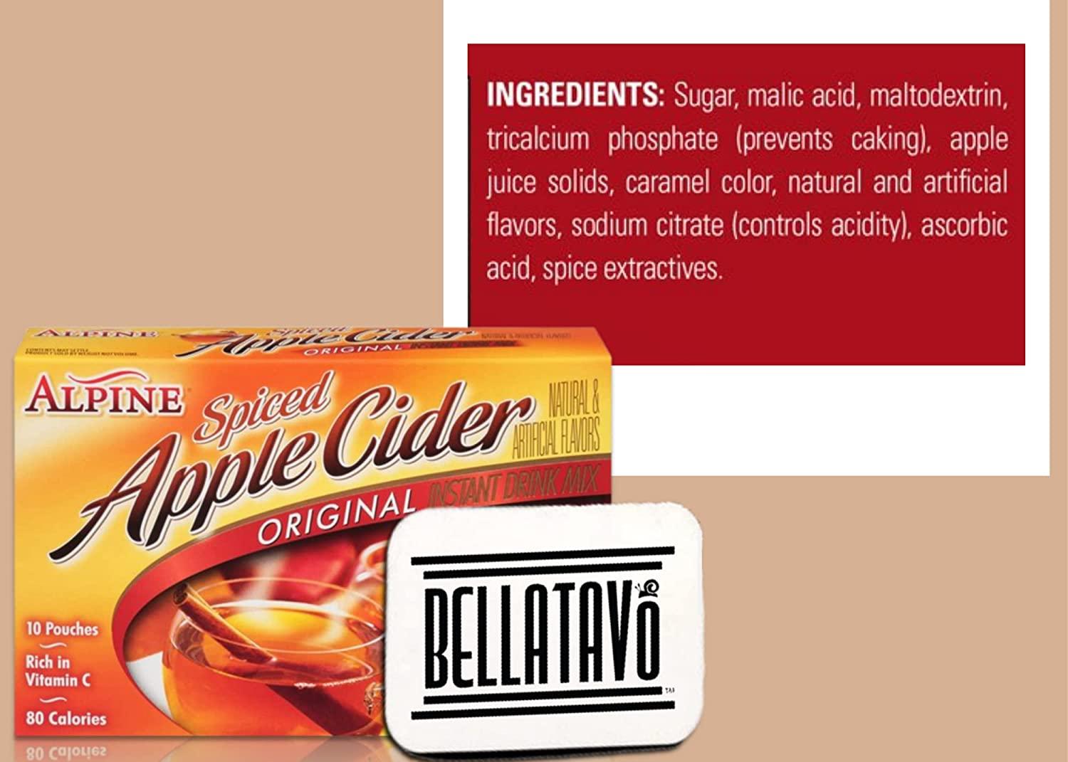 Alpine Spiced Apple Cider Drink Mix Bundle 2 Boxes, 10 Packets Each