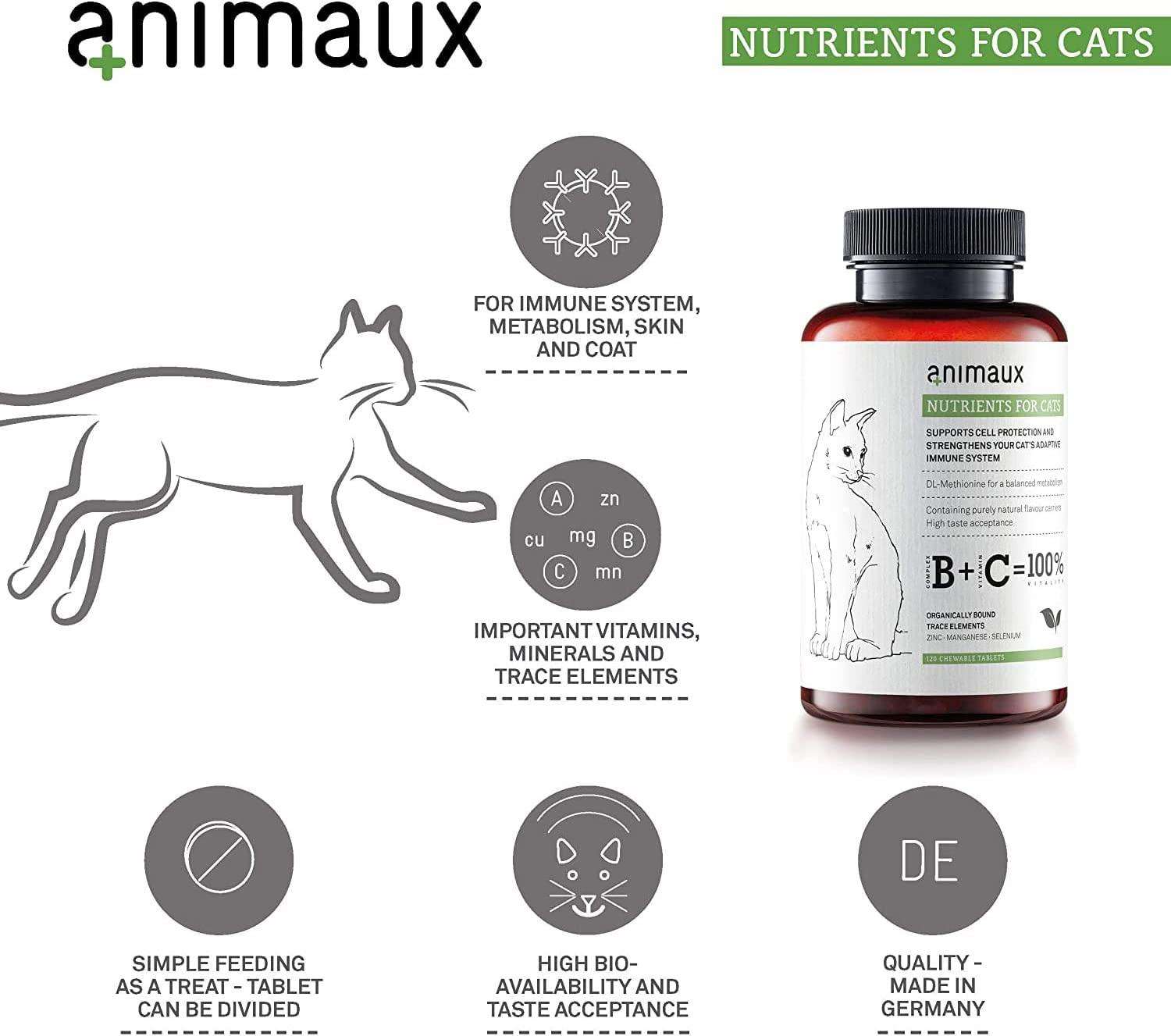 animaux nutrients for Cats AllNatural Cat Vitamins to Strengthen The