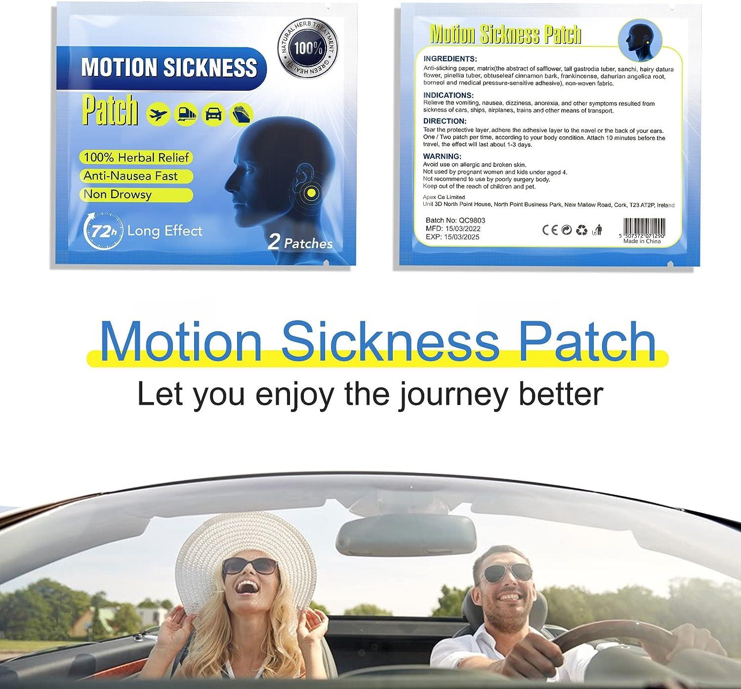 Motion Sickness Patches Sea Sickness Patches Behind Ear for Cruise
