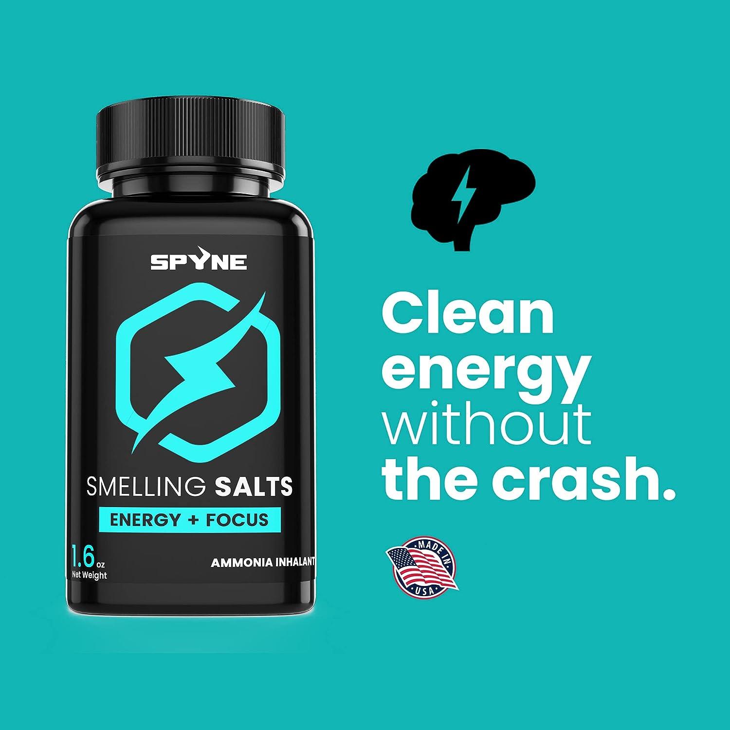 Spyne Smelling Salts for Athletes Sniffing Salts for Instant Energy