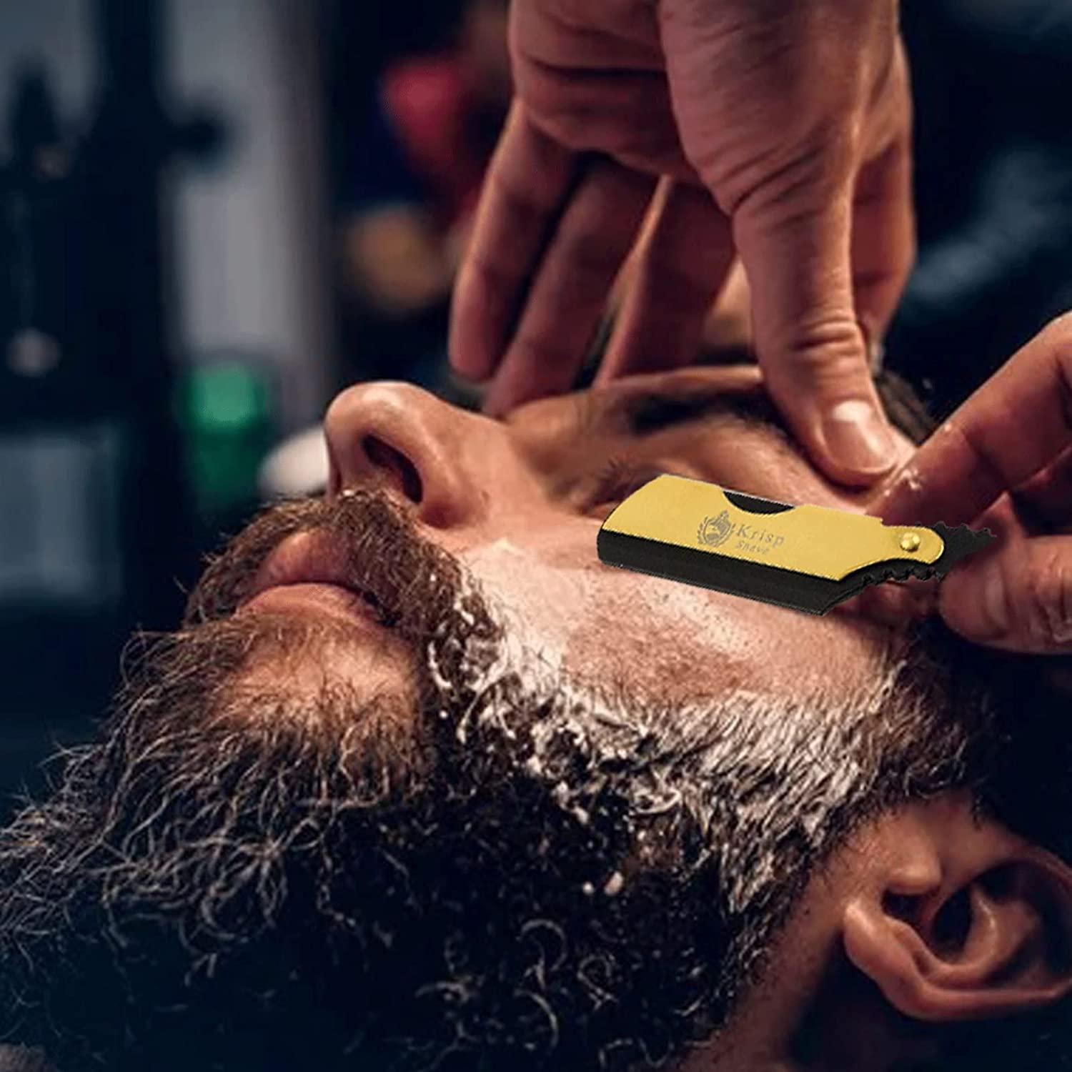 Professional Classic Straight Edge Barber Razor For Close Shaving